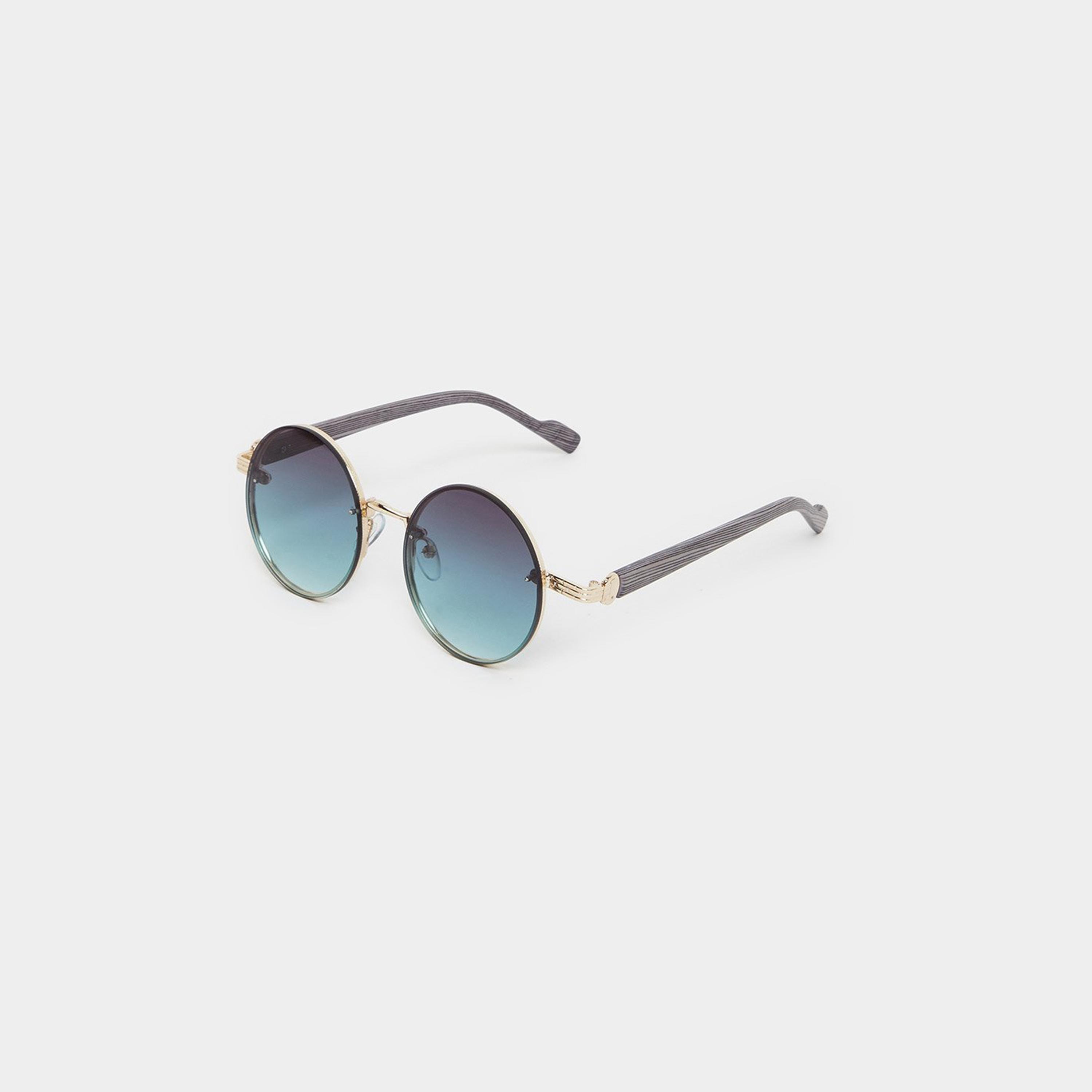 ستايلي - نظارة شمسية دائرية مع وسادات أنف-men-sunglasses-image-1