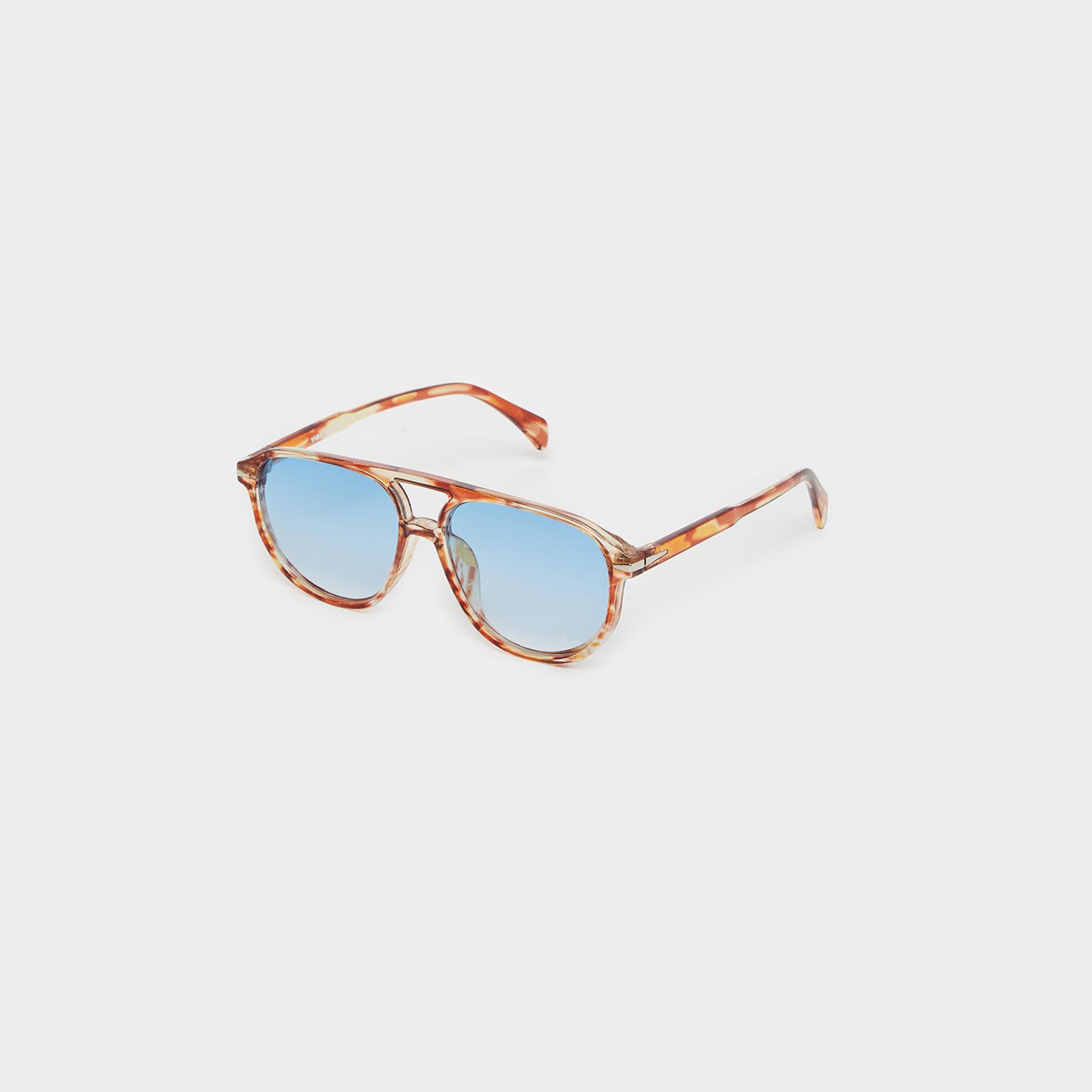 Styli Double Bridge Aviator Sunglasses-men-sunglasses-image-1
