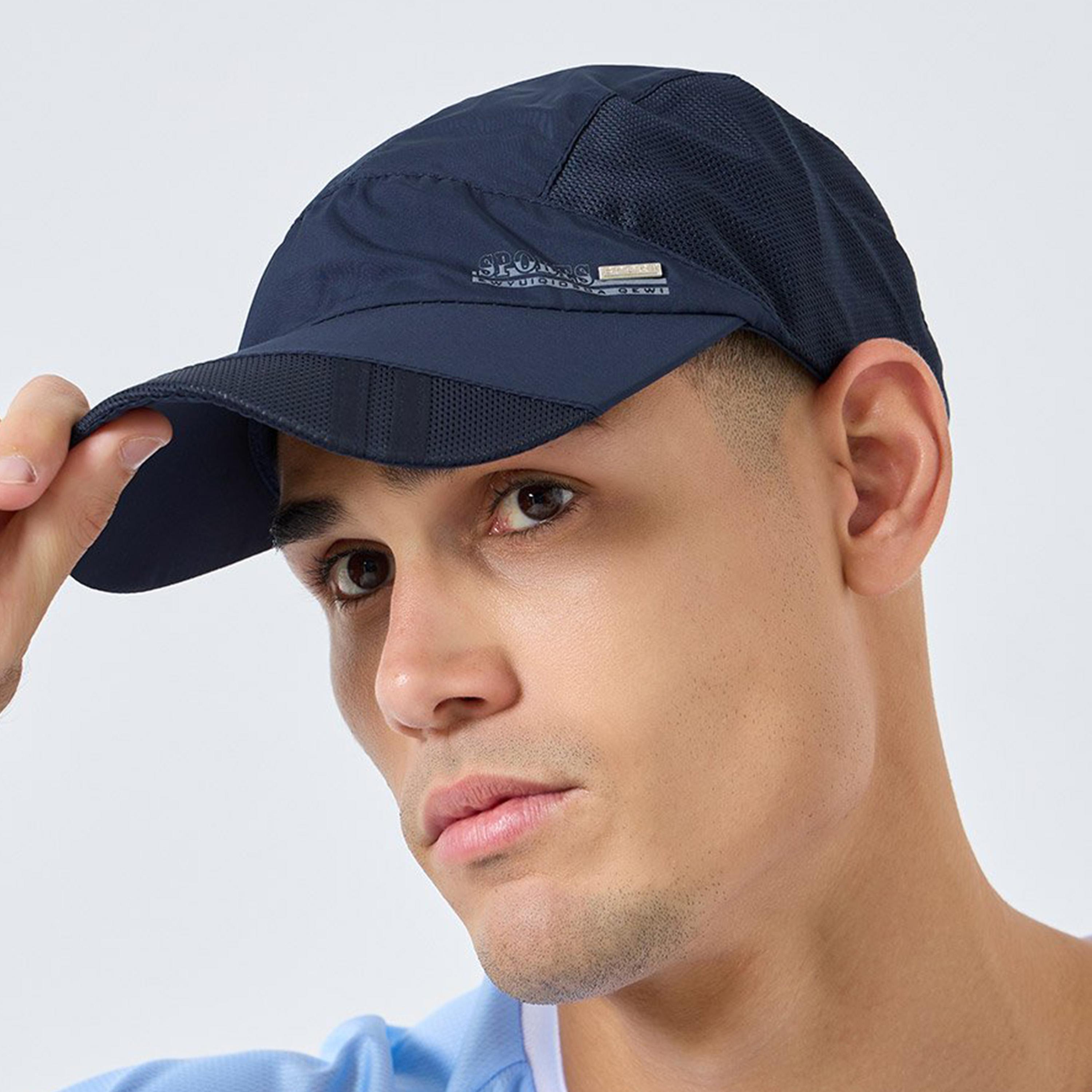 Styli Printed Detail Baseball Cap-men-caps-image-2