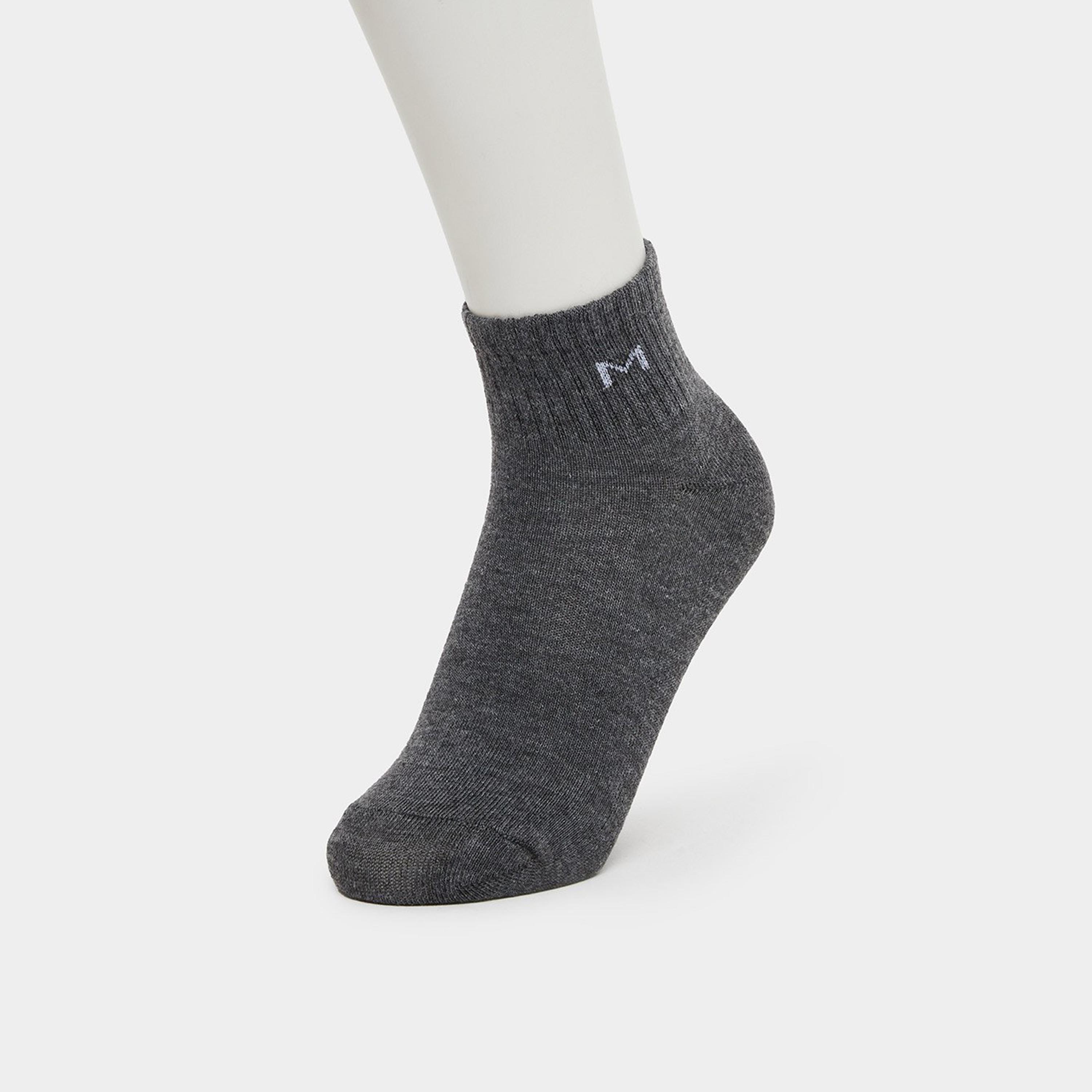Styli Set of 3 - Ribbed Cuff Ankle Socks-men-socks-image-2