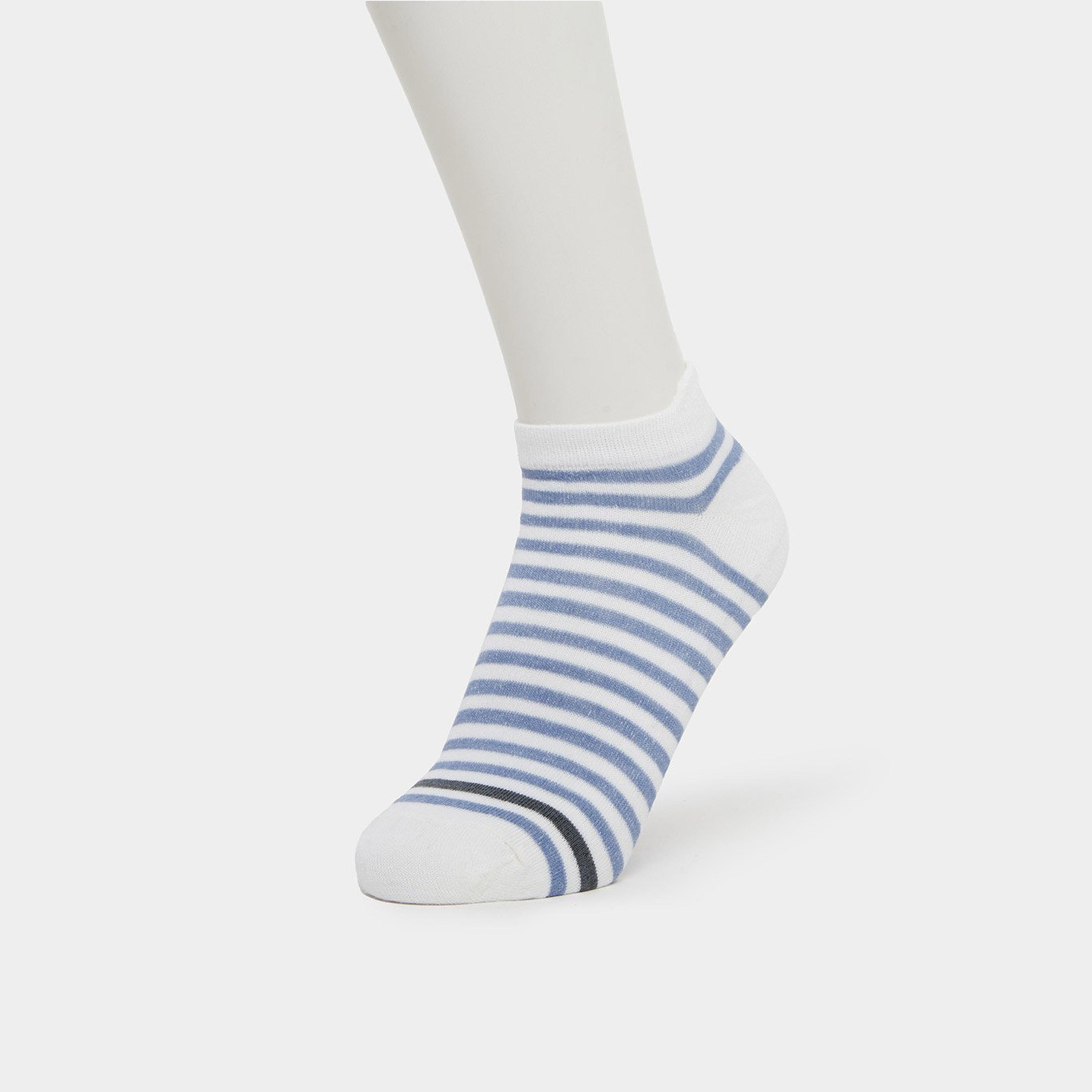 مجموعة من 5 - جوارب مخططة بطول الكاحل-men-socks-image-6