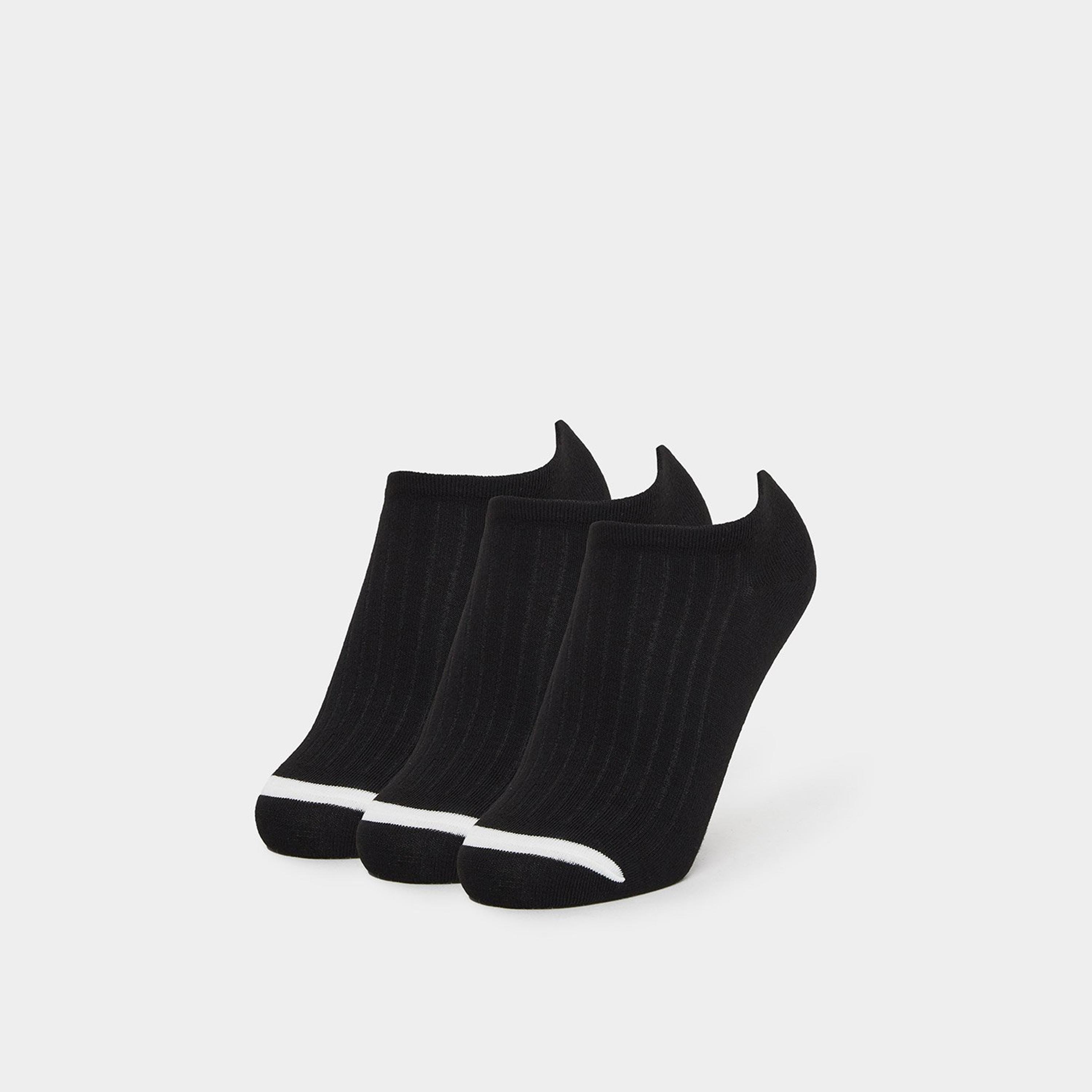 مجموعة من 3 - جوارب مخططة بطول الكاحل-men-socks-image-1