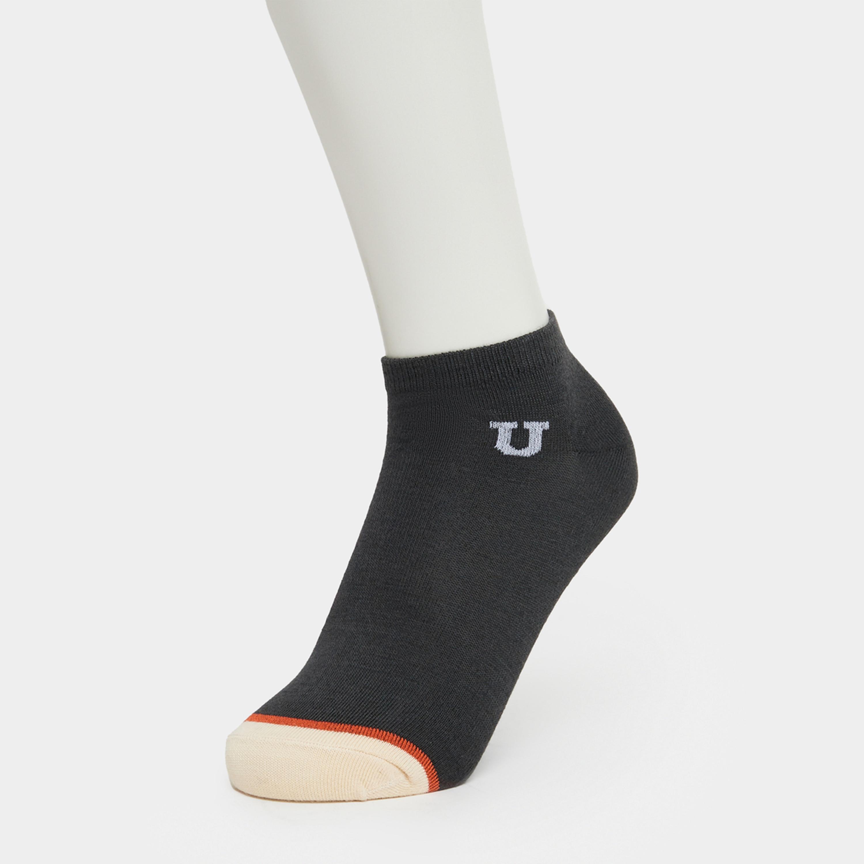 ستايلي - عبوة من 5 جوارب للكاحل بتفاصيل متباينة-men-socks-image-4