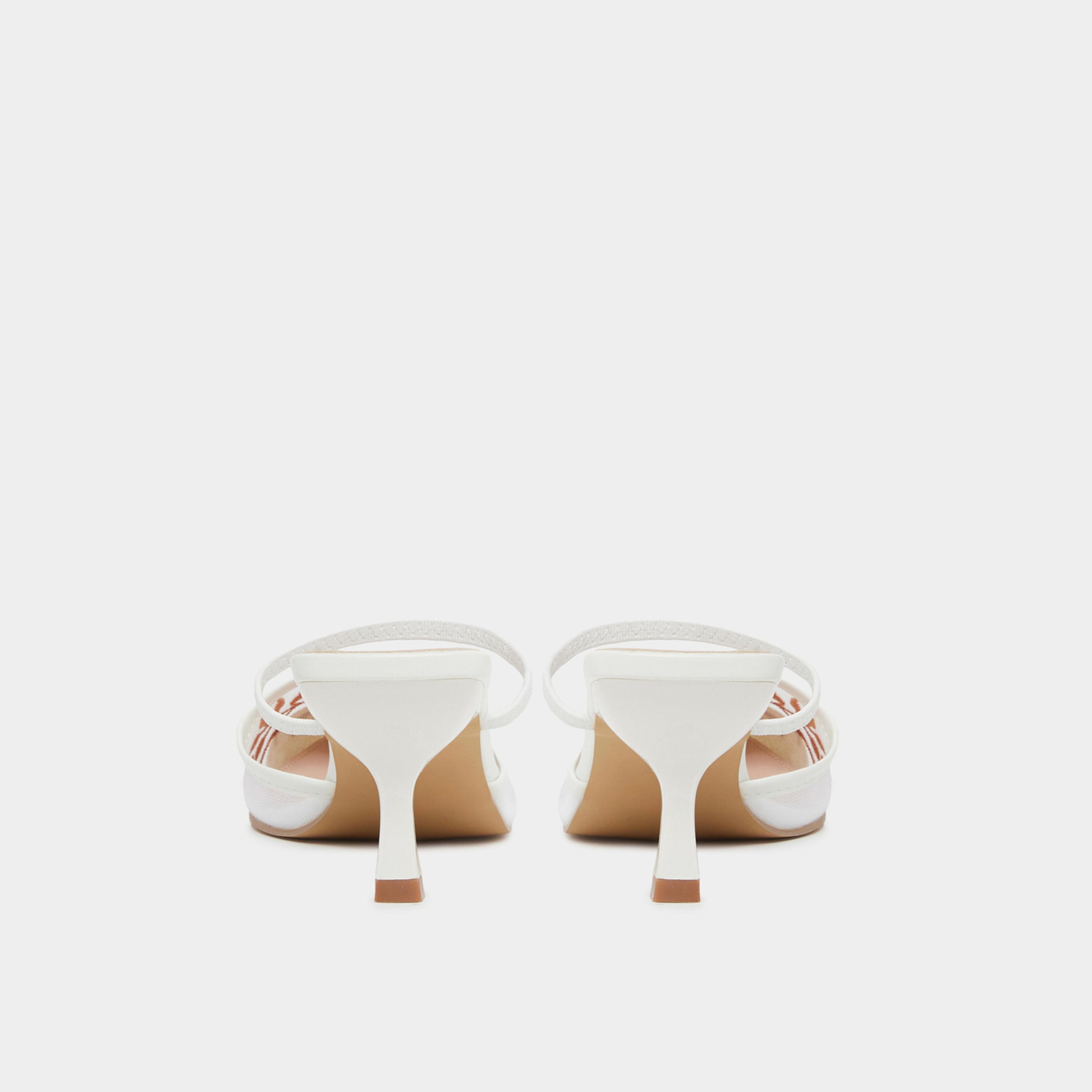 Styli Women White Embroidered Pointed Toe Mules-women-shoes-sandals-heeled-image-5