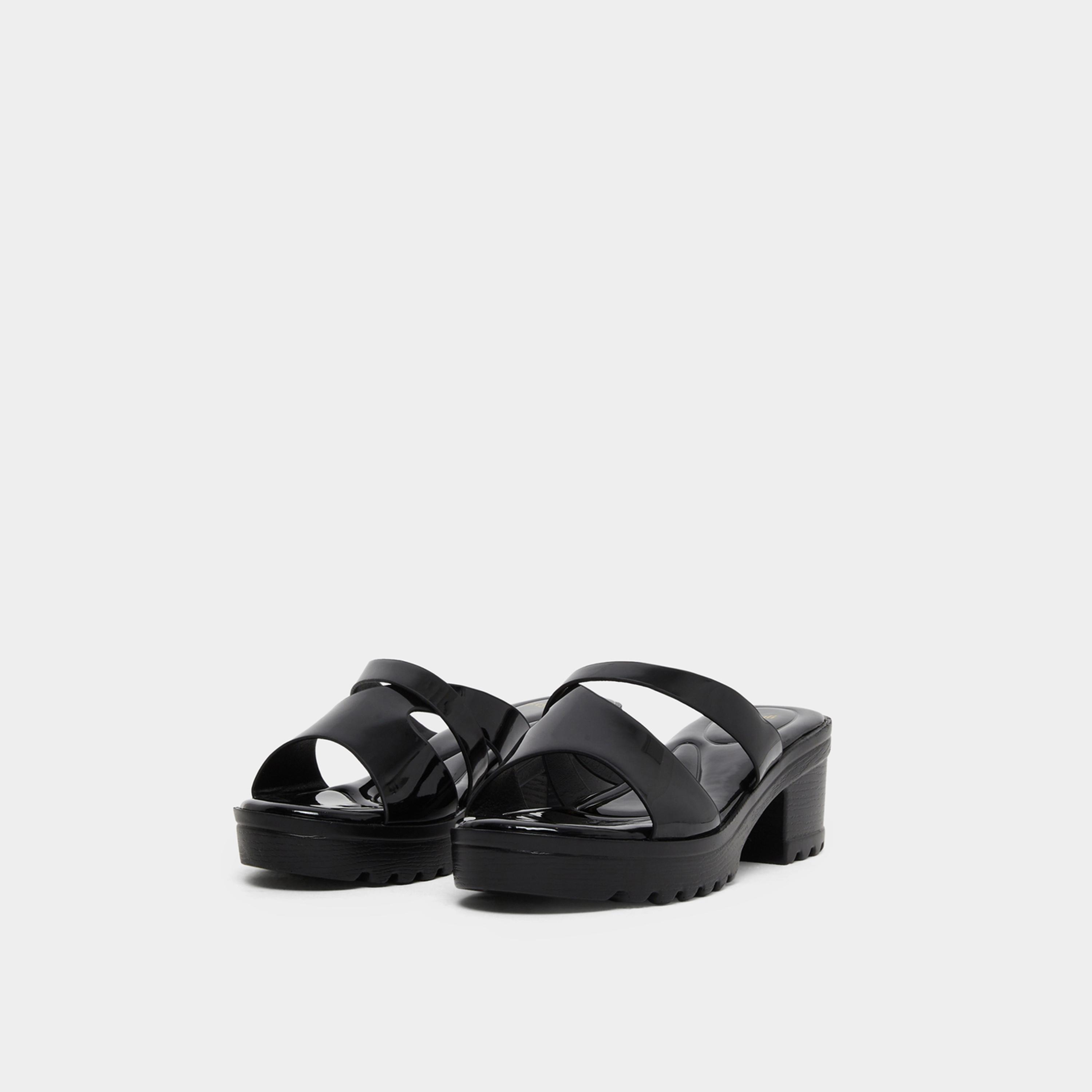 ستايلي - صندل بكعب عريض وأحزمة متقاطعة للنساء-women-shoes-sandals-heeled-image-1