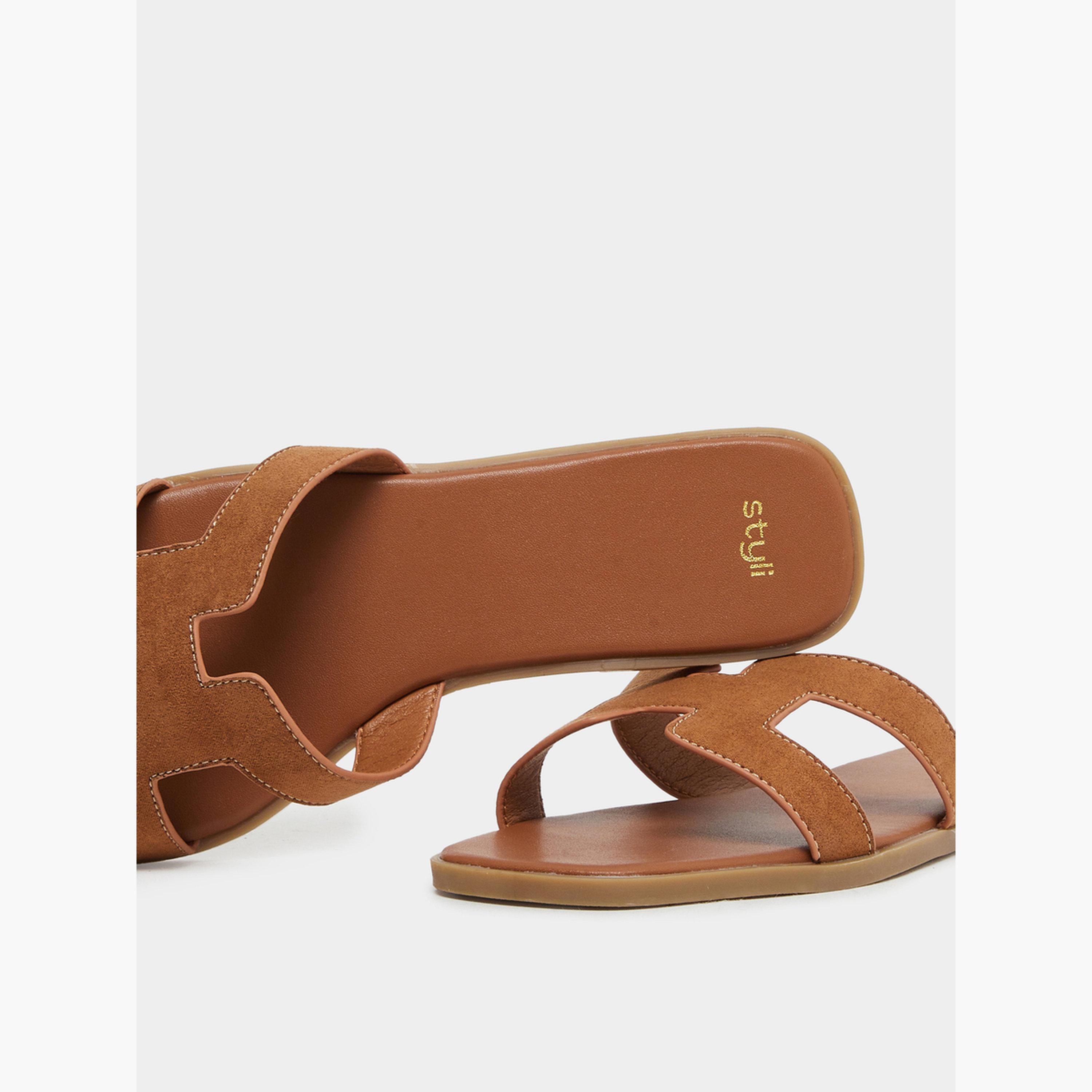 Styli Women Brown Flat Sandals-women-shoes-sandals-flats-image-4
