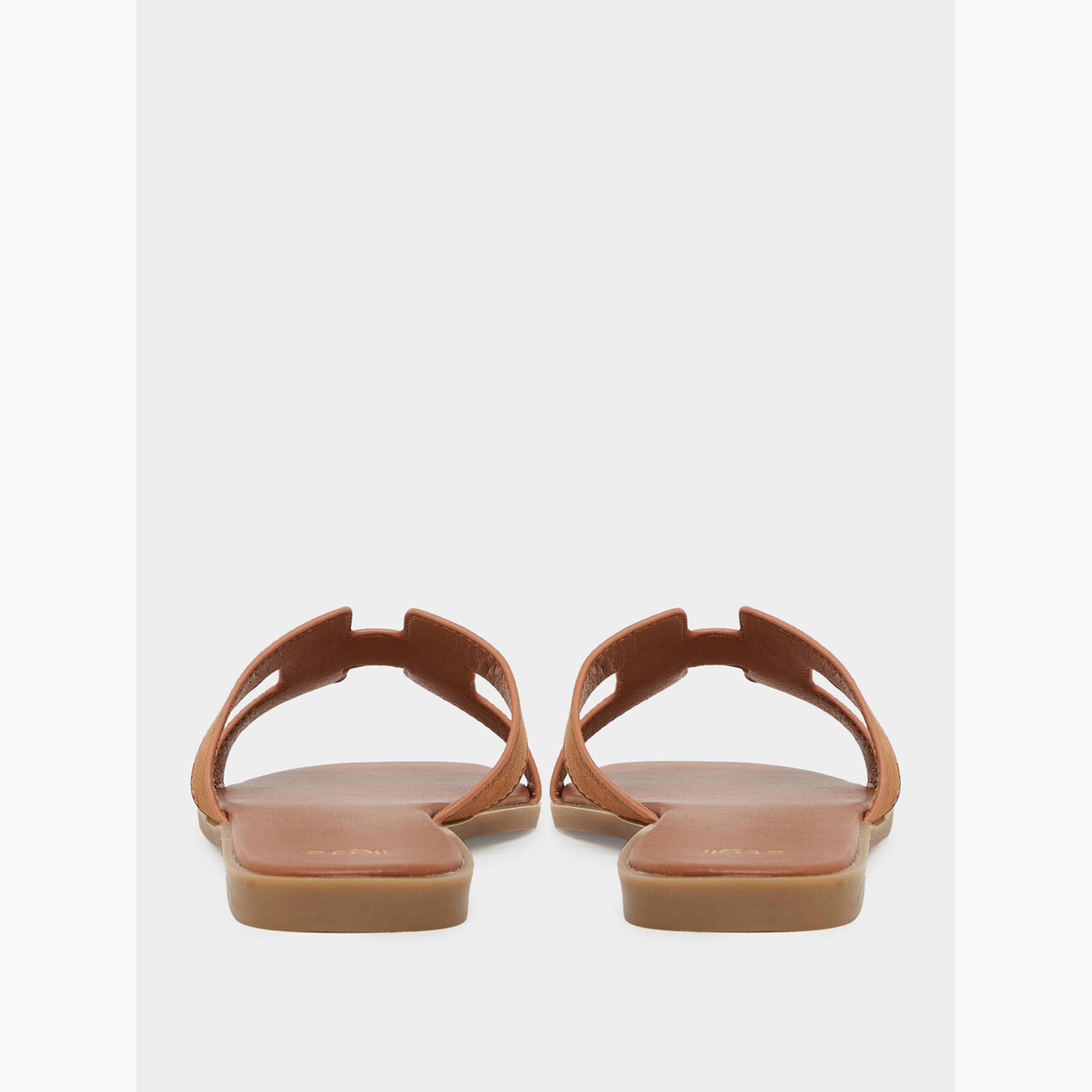 Styli Women Brown Flat Sandals-women-shoes-sandals-flats-image-5