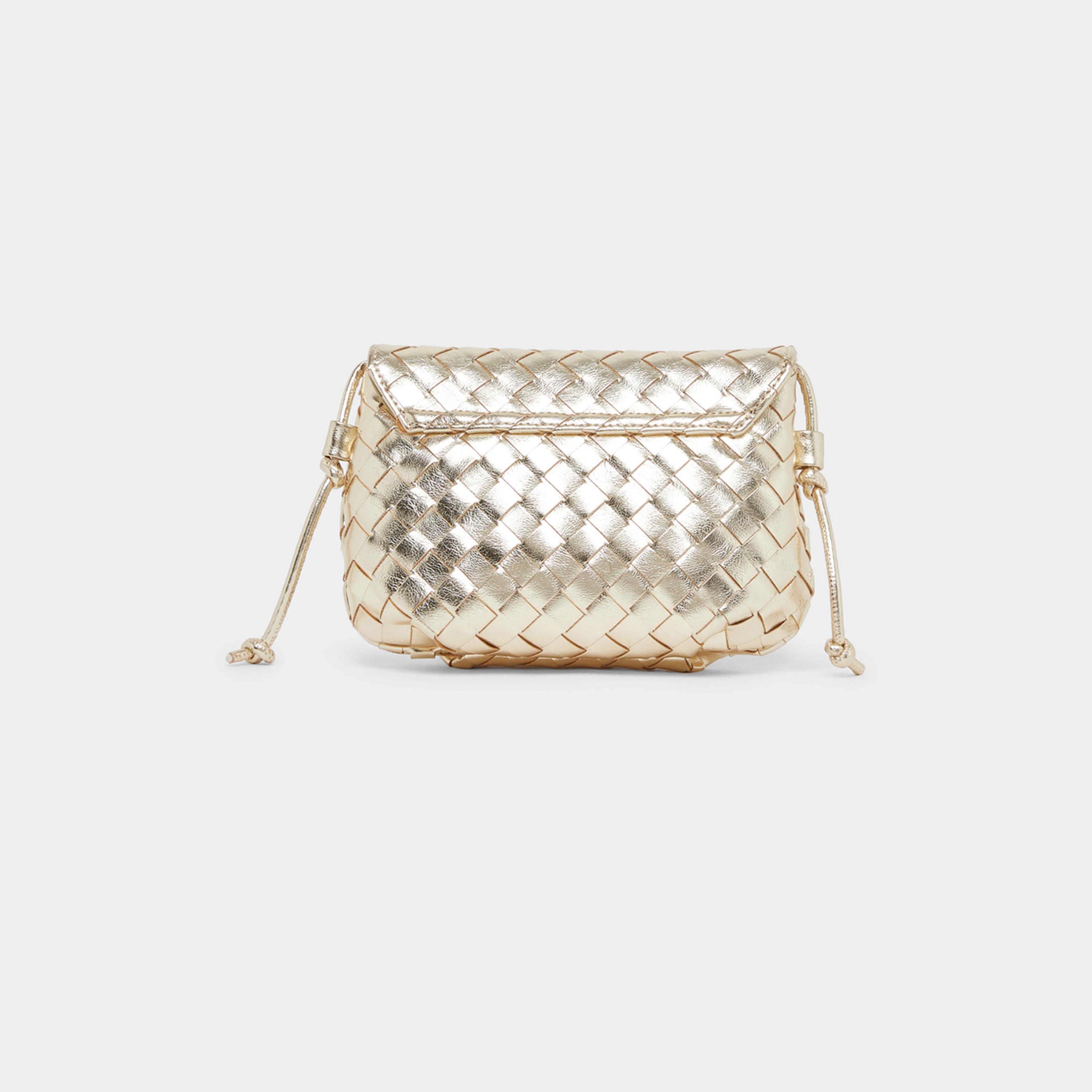 ستايلي - شنطة كروس مضفرة منسوجة باللون الذهبي-women-bagsandwallets-handbags-image-2