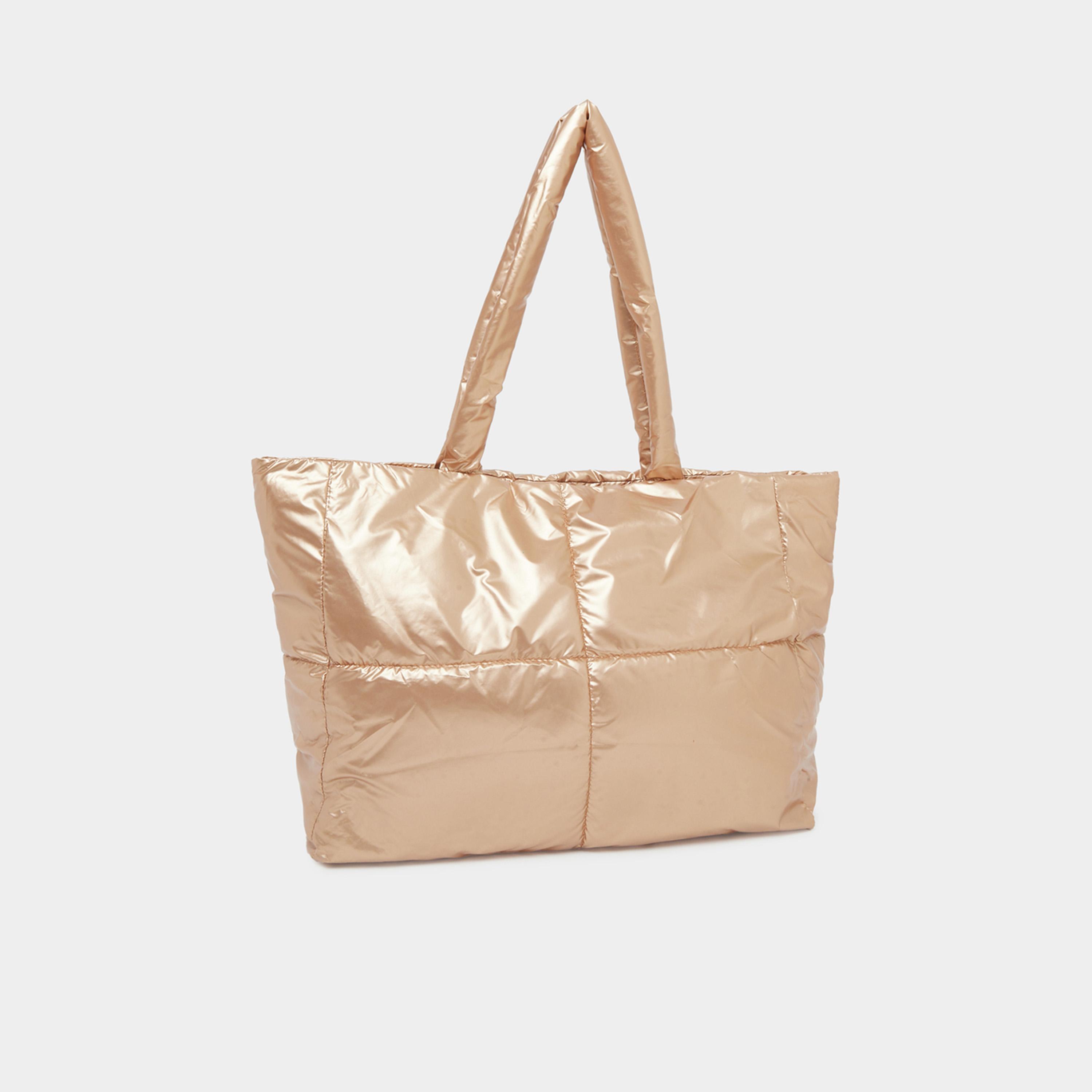 Styli Gold Padded Shopper Bag-women-bagsandwallets-handbags-image-1
