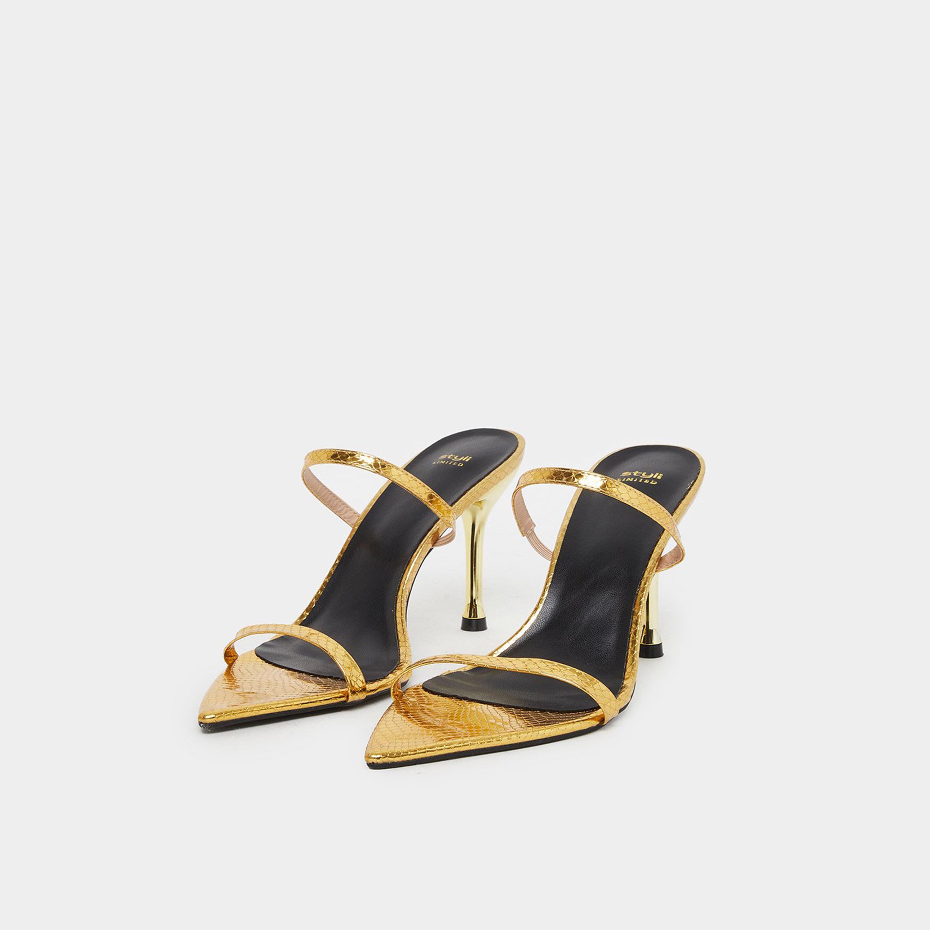Styli Women Stiletto Heel Slip-On Sandals-women-shoes-heels-image-1