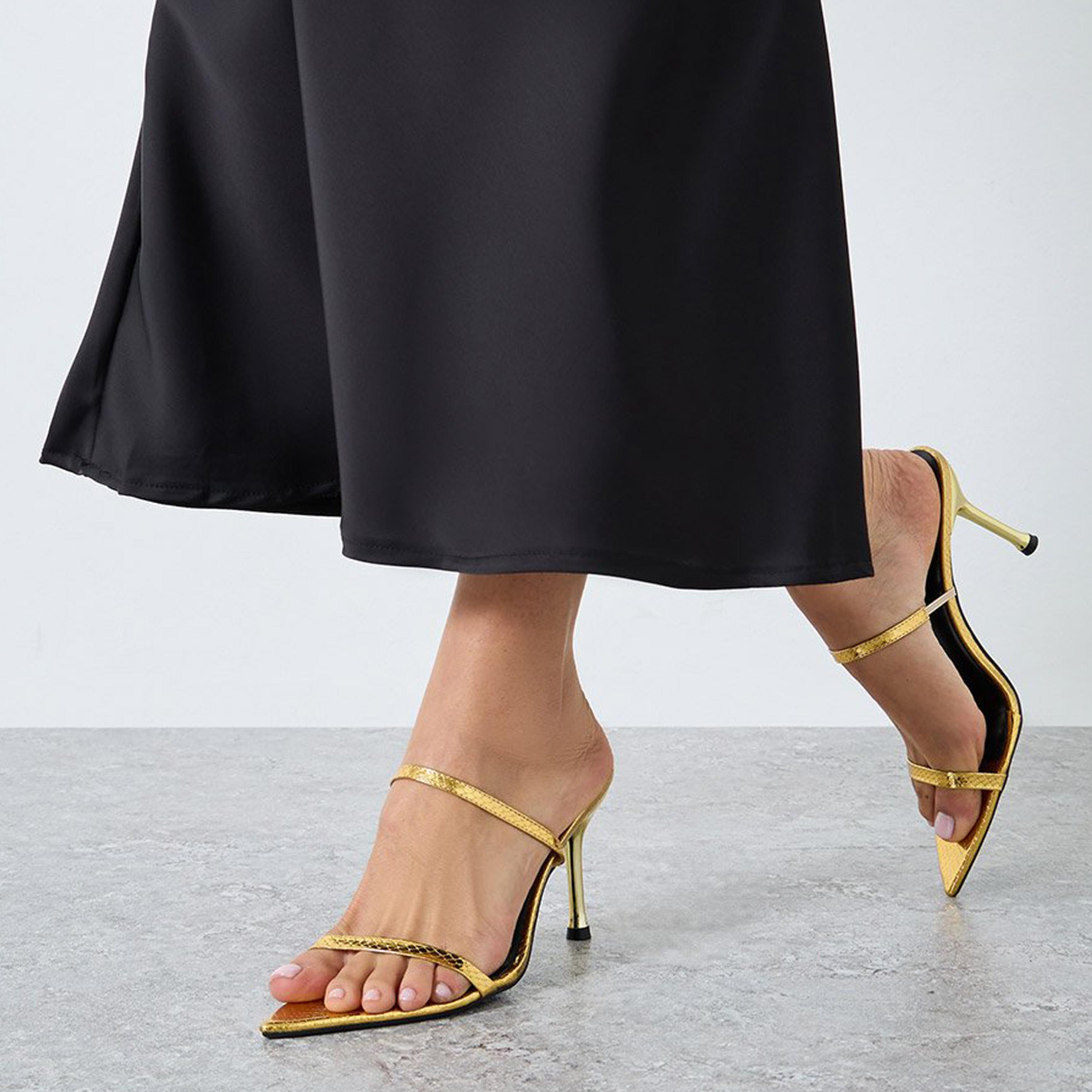 Styli Women Stiletto Heel Slip-On Sandals-women-shoes-heels-image-2