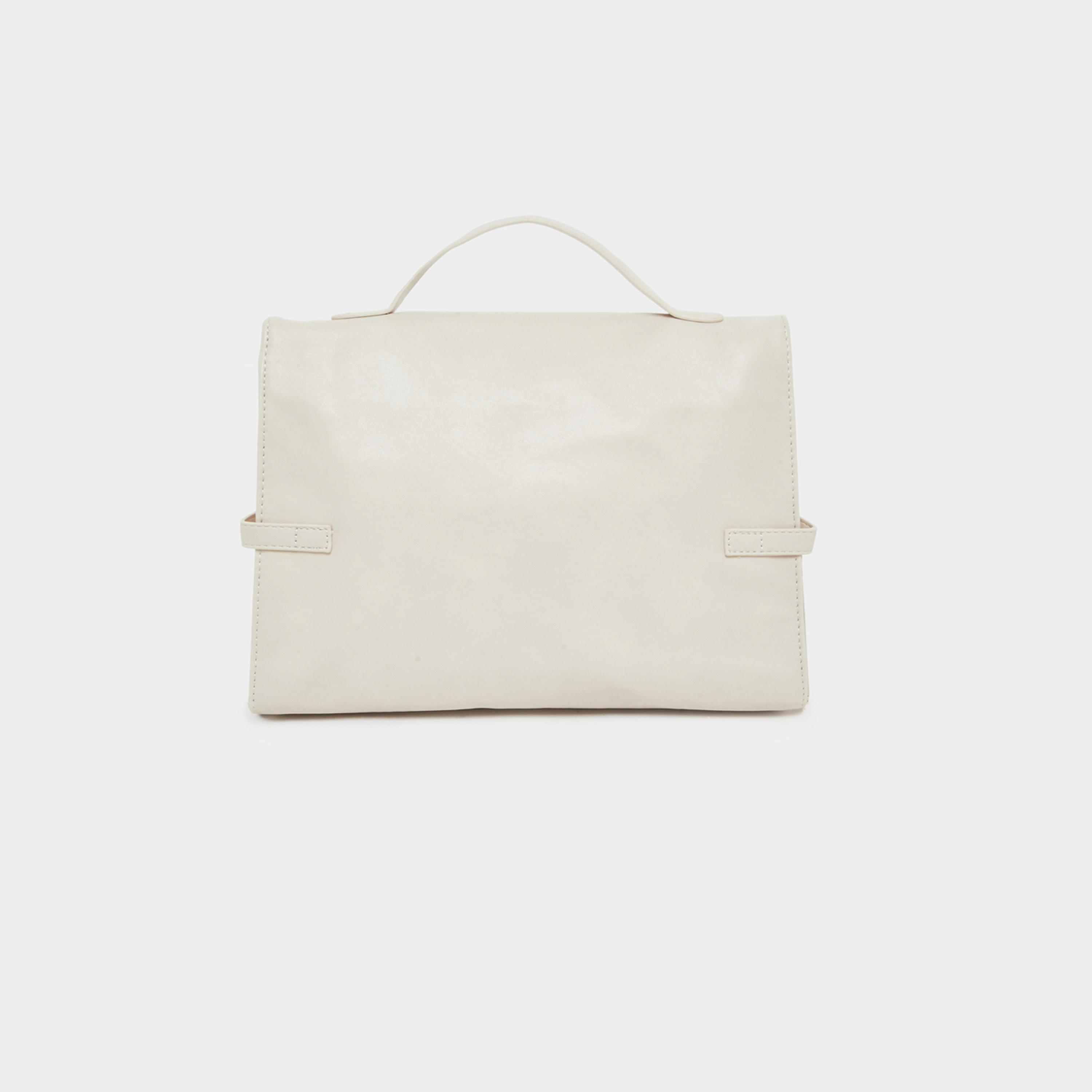 Styli Cream Flap Over Crossbody Bag-women-bagsandwallets-handbags-image-3