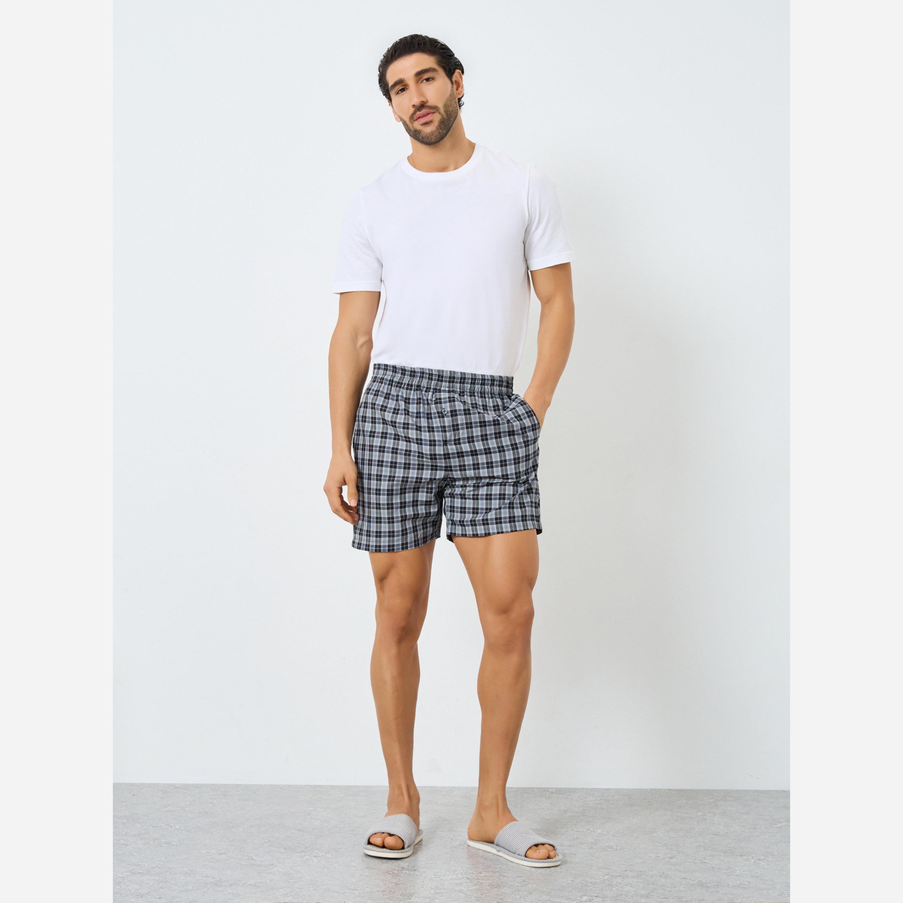 Styli Pack of 2 - Men Cotton Boxers with Button-men-clothing-innerwear-underwear-image-2