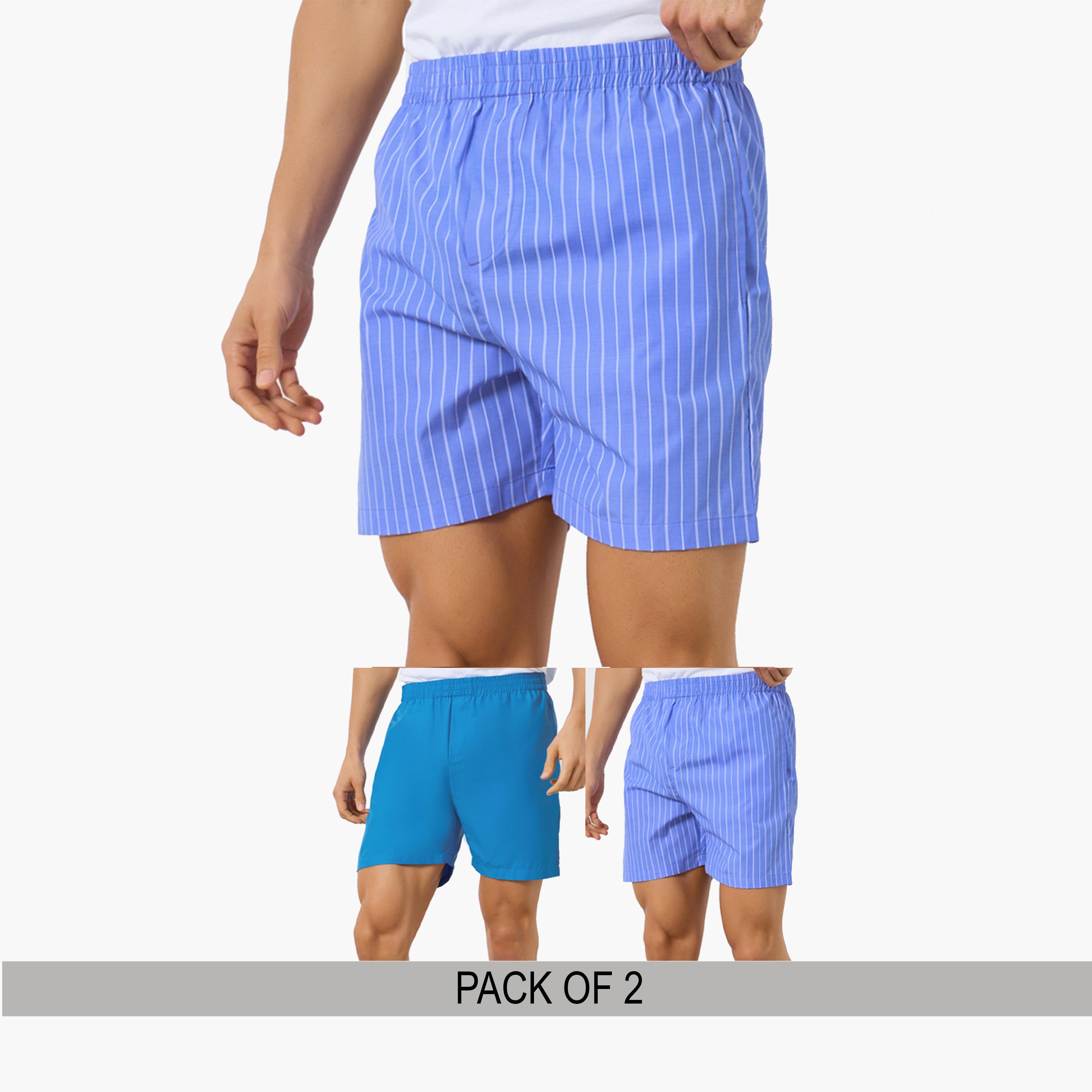Styli Pack of 2 - Men Cotton Boxers-men-clothing-innerwear-underwear-image-1