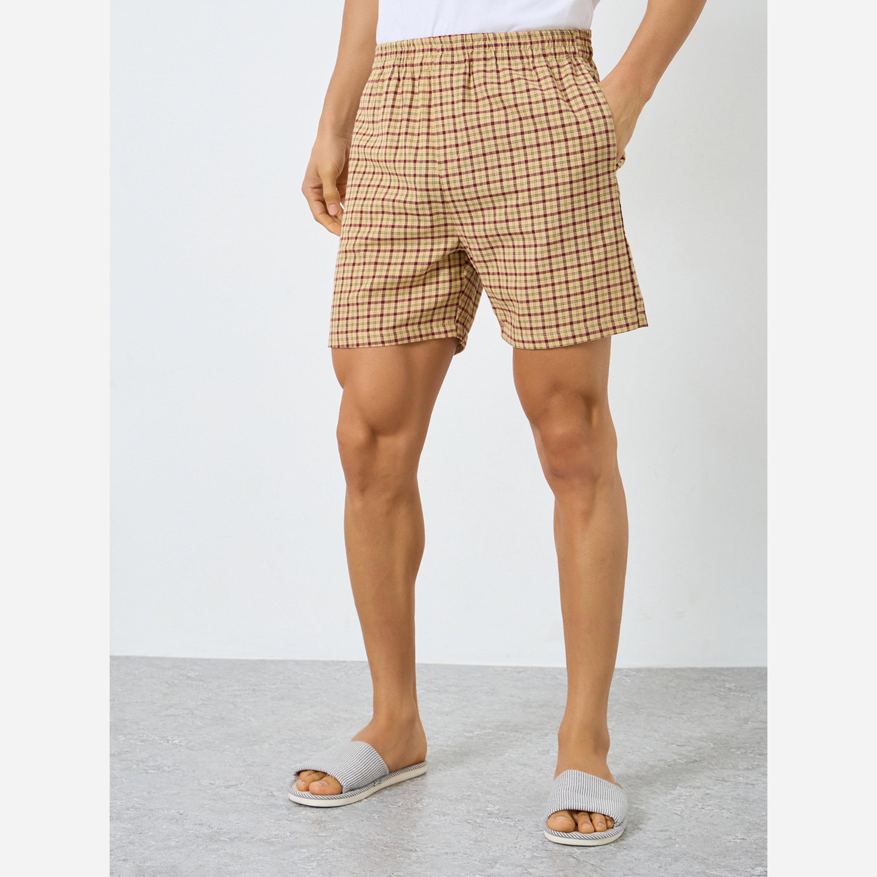 Styli Pack of 2 - Men Checked Cotton Boxers-men-clothing-innerwear-underwear-image-6