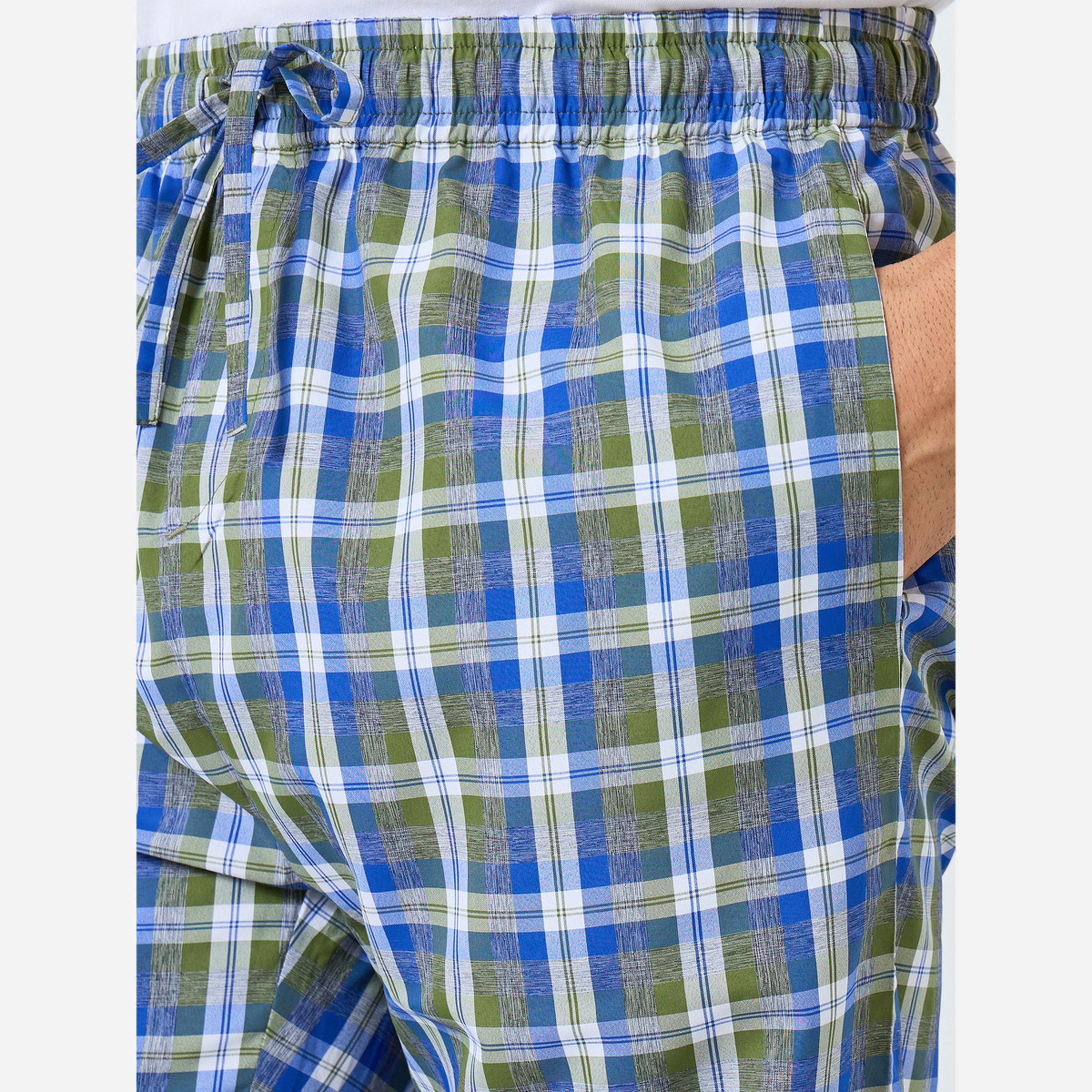 Styli Pack of 2 - Men Relaxed Fit Checked Pyjama-men-clothing-nightwear-pyjamaandshorts-image-5
