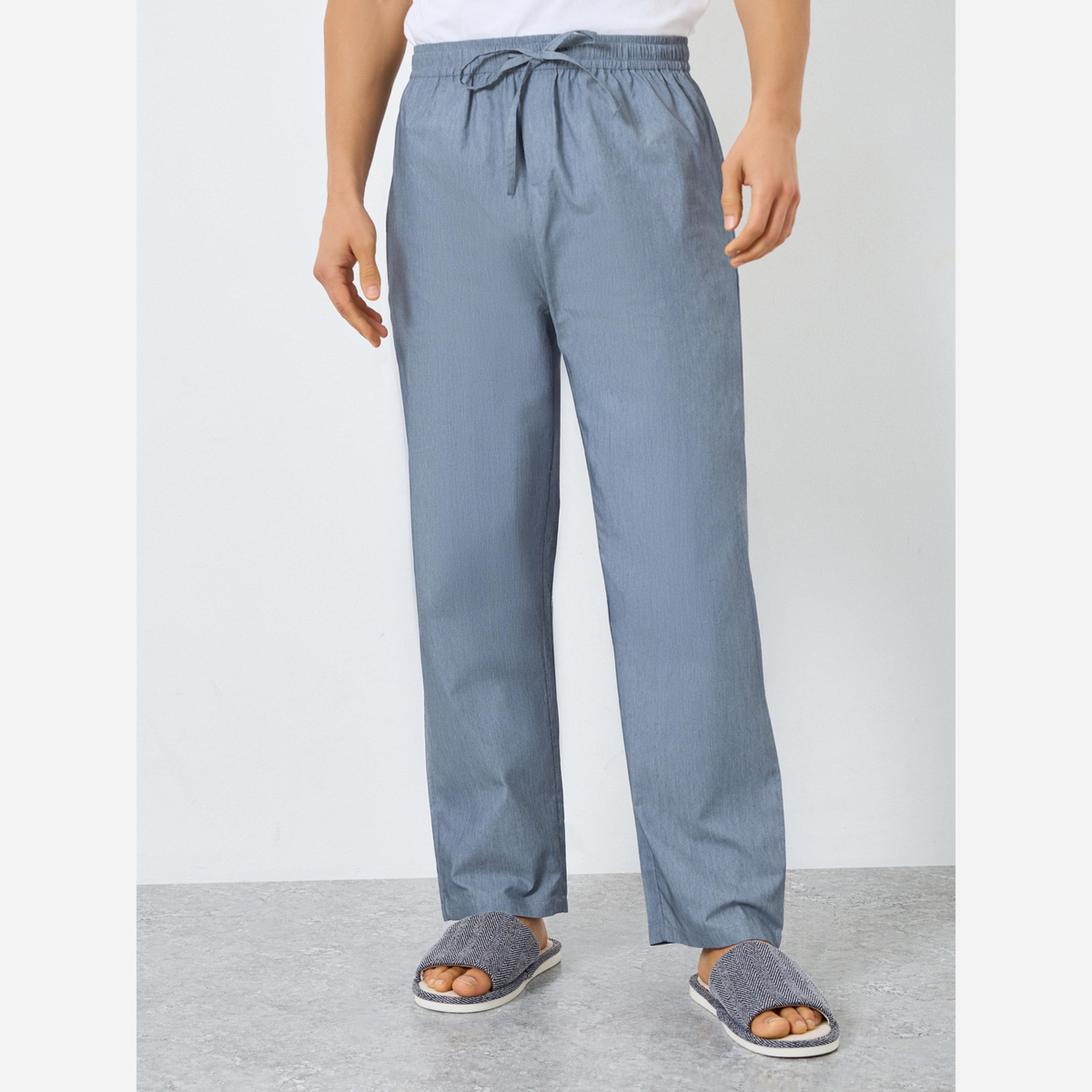 Styli Pack of 2 - Men Relaxed Fit Cotton Pyjama-men-clothing-nightwear-pyjamaandshorts-image-3