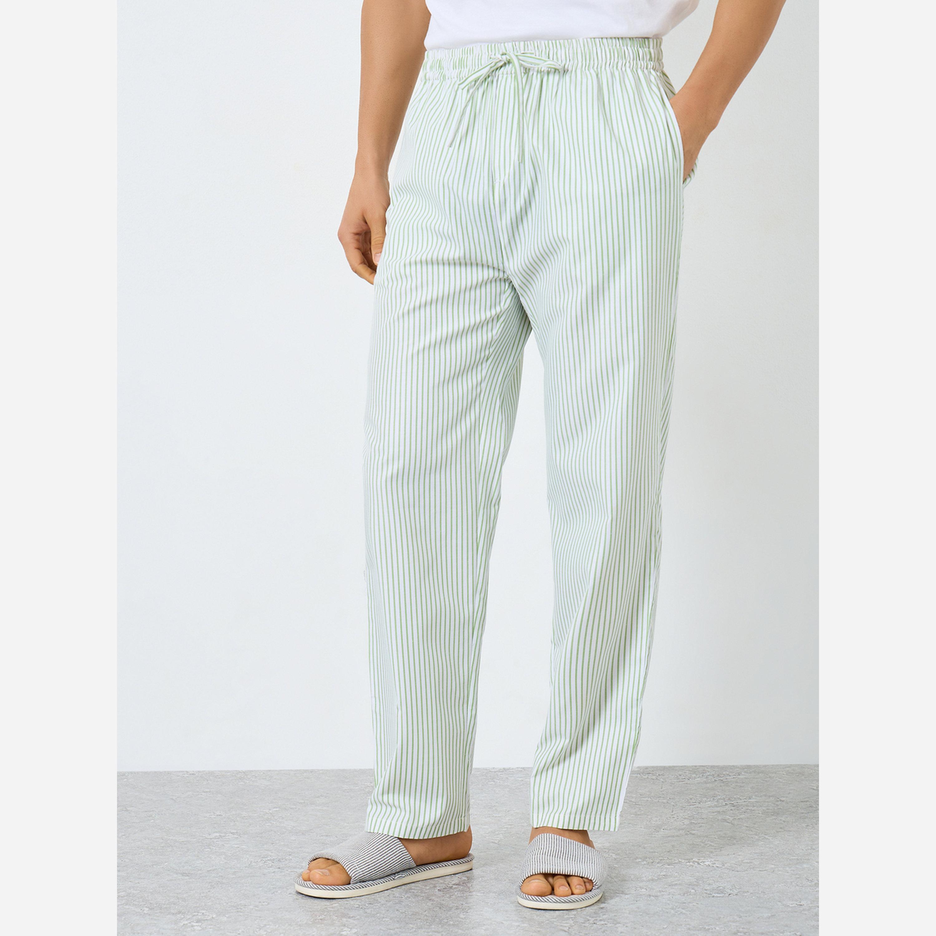 ستايلي - عبوة قطعتين - بيجاما قطن مريحة للرجال-men-clothing-nightwear-pyjamaandshorts-image-6