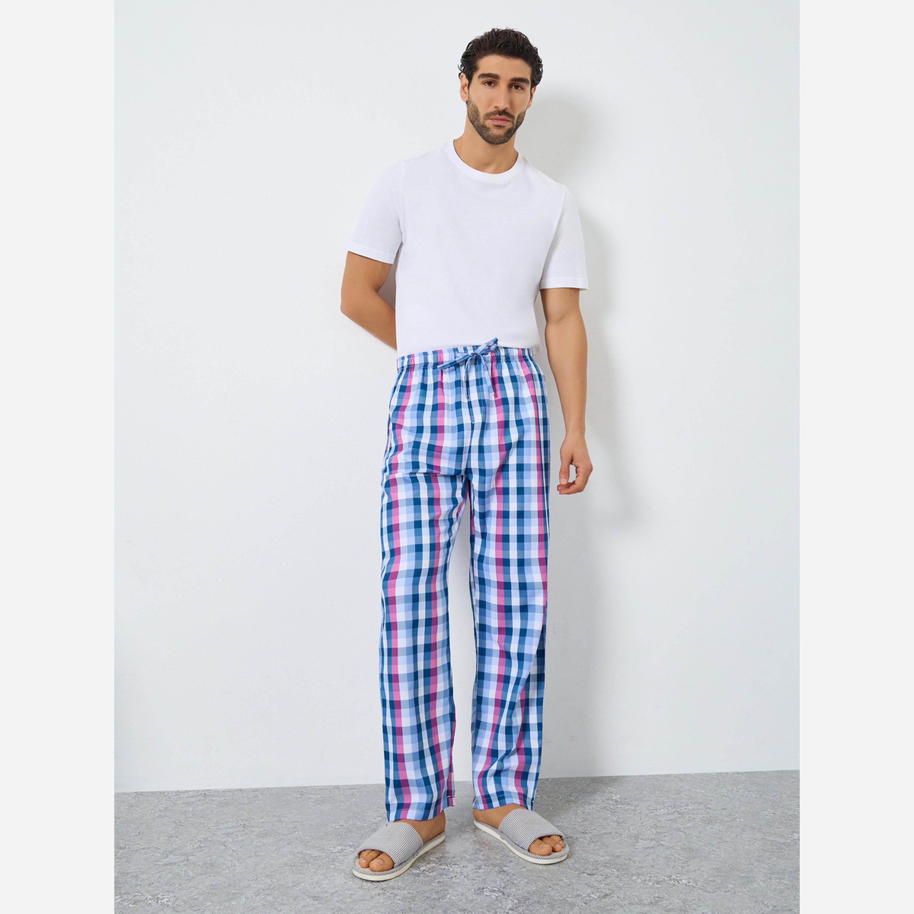 Styli Men Multi Checkered Relaxed Fit Pyjama-men-clothing-nightwear-pyjamaandshorts-image-2