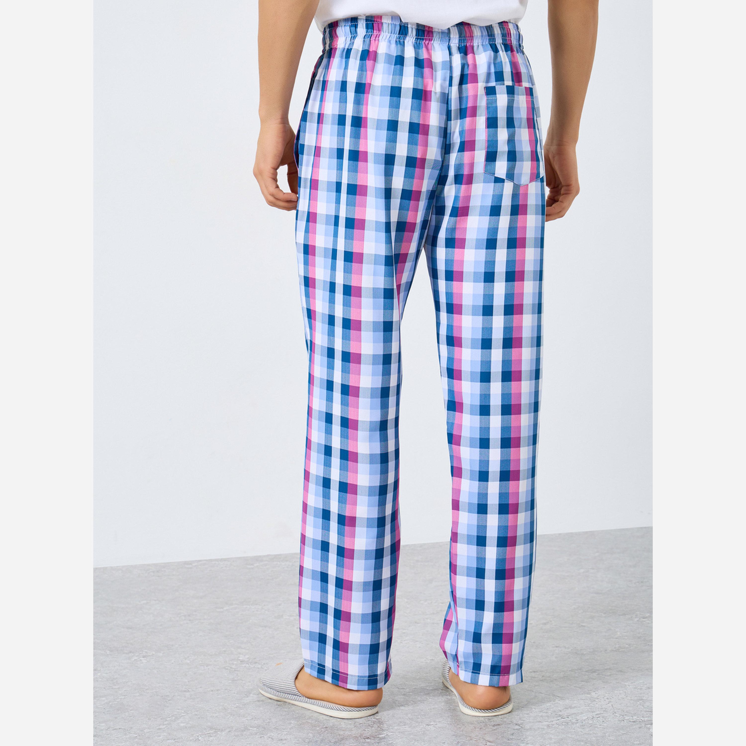 Styli Men Multi Checkered Relaxed Fit Pyjama-men-clothing-nightwear-pyjamaandshorts-image-3
