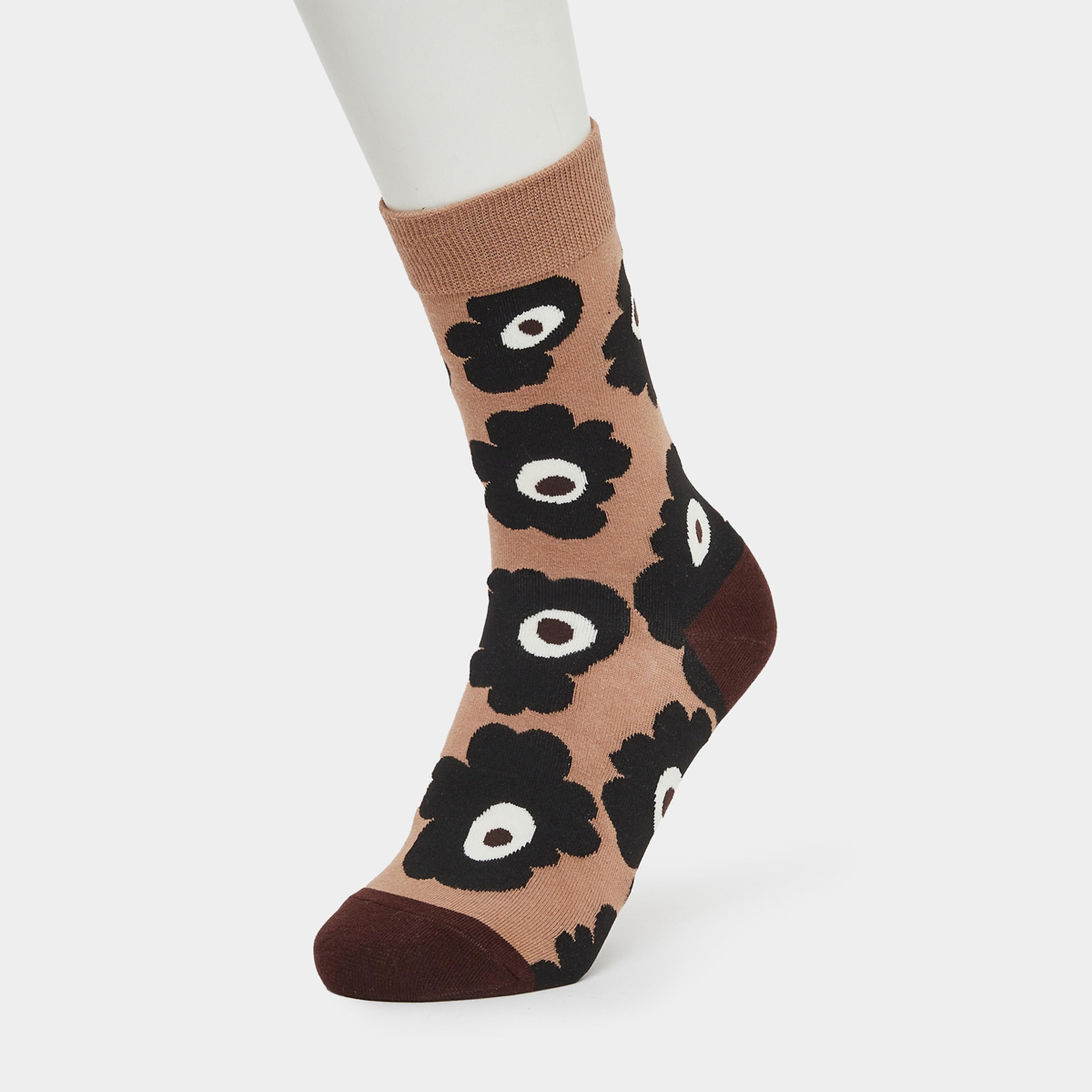 Styli Pack of 2 - Floral Print Socks-women-socksandstockings-image-2