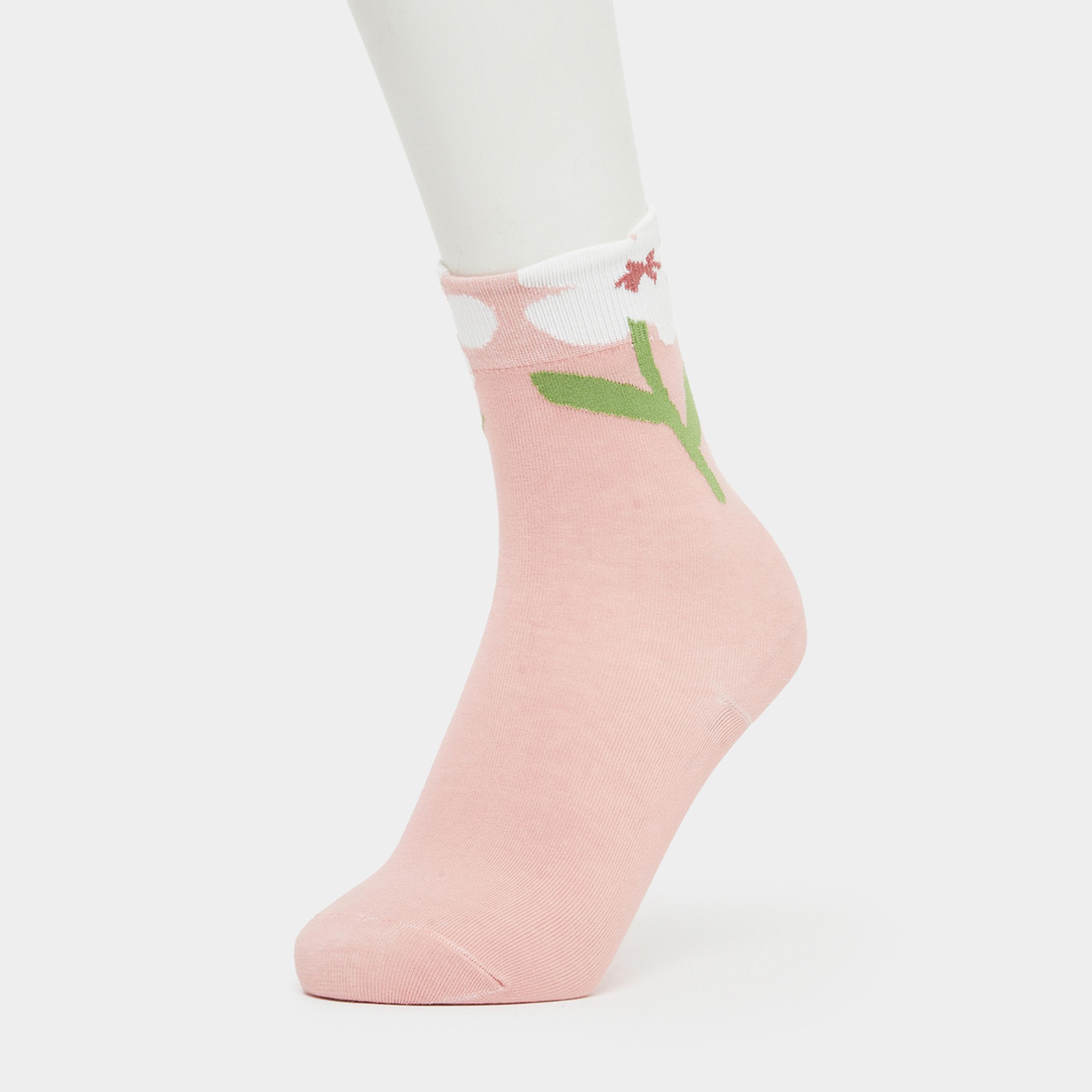 Styli Pack of 2 - Embroidered Floral Socks-women-socksandstockings-image-2