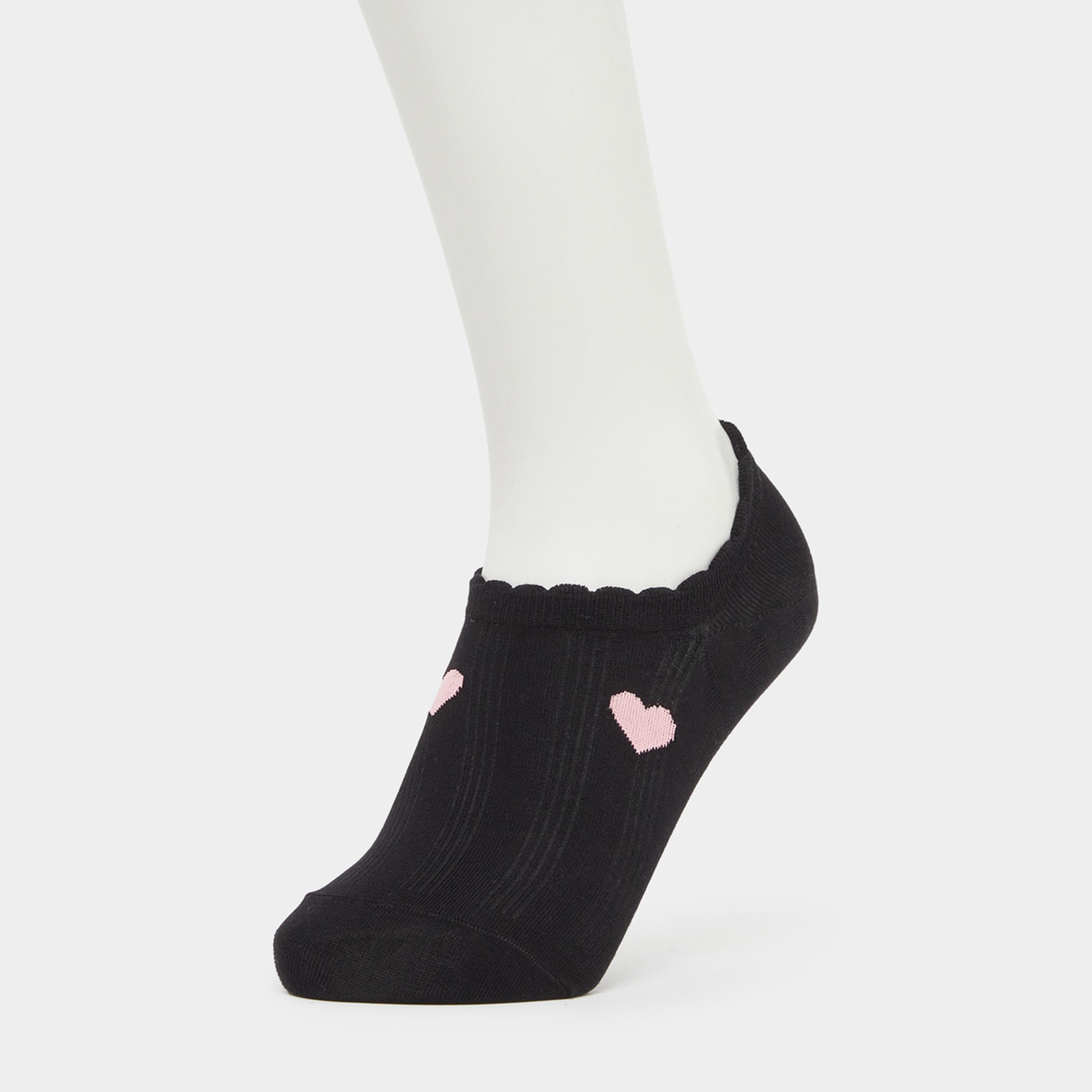 Styli Pack of 3 - Heart Detail Socks-women-socksandstockings-image-2