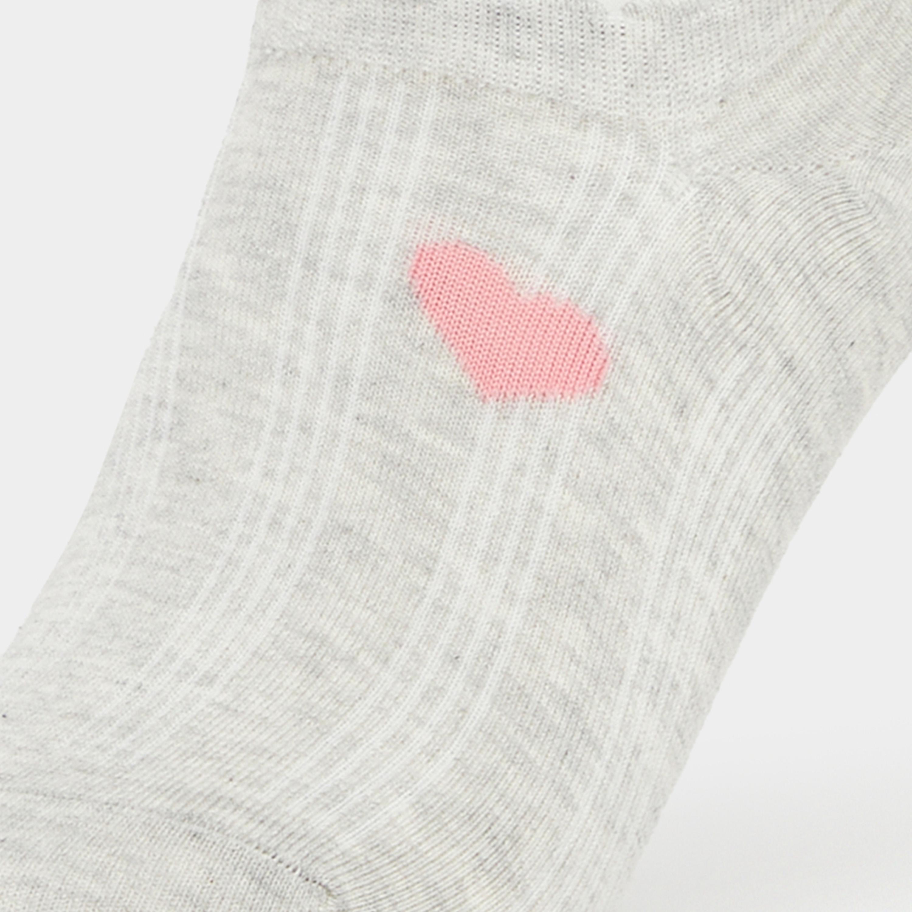 Styli Pack of 3 - Heart Detail Socks-women-socksandstockings-image-5