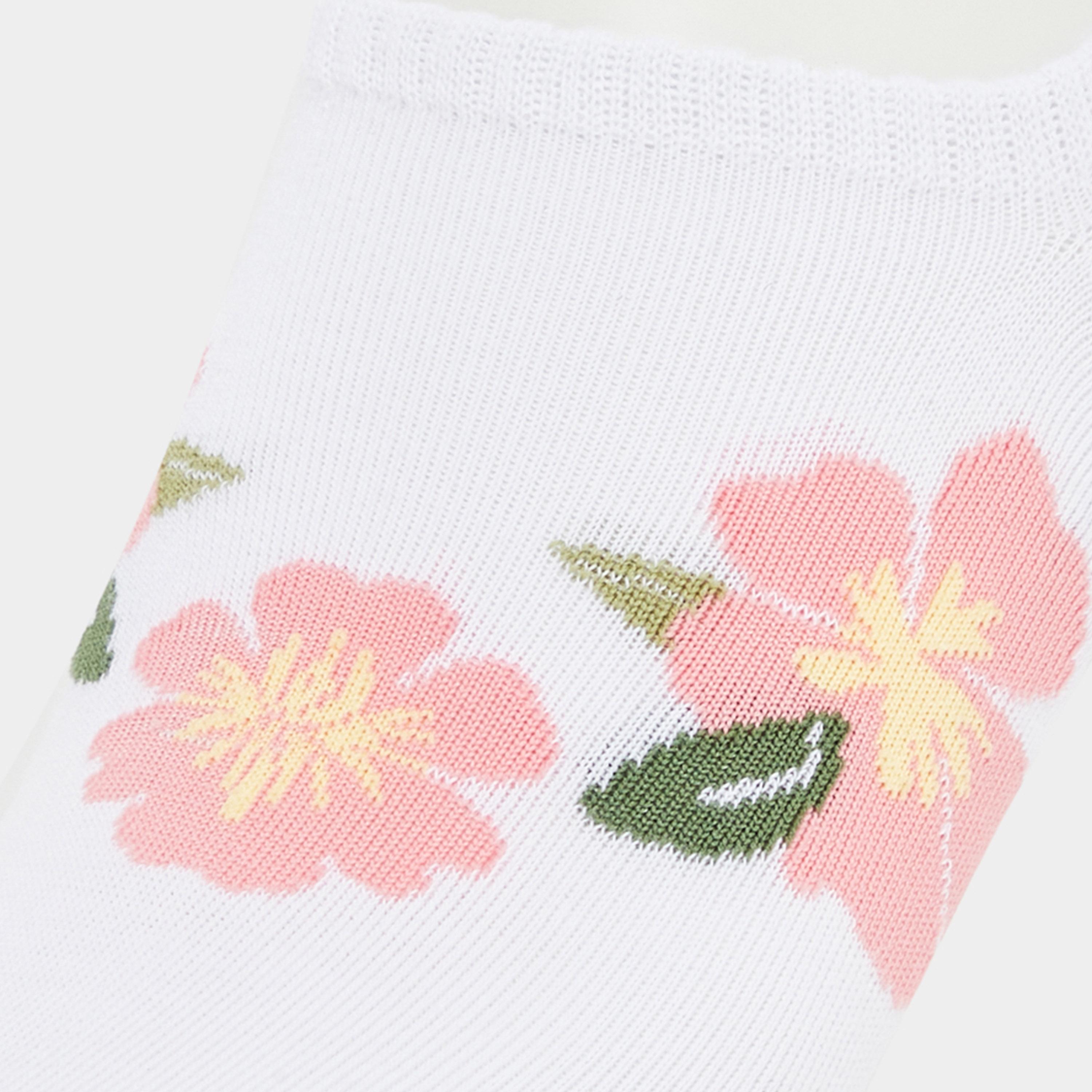 Styli Pack of 3 - Floral Print Socks-women-socksandstockings-image-3