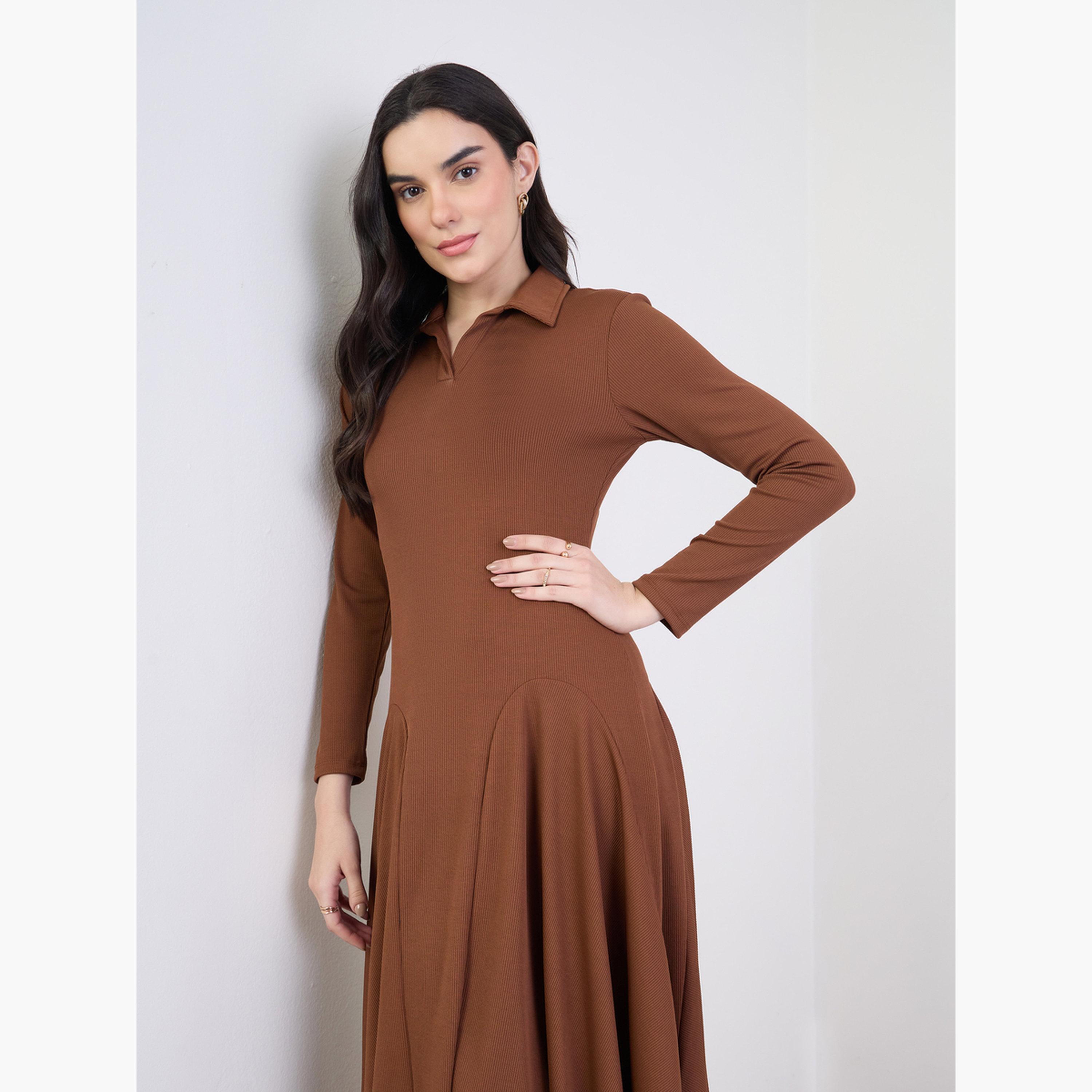 طقم قميص بأزرار وبنطلون-women-clothing-dresses-image-3