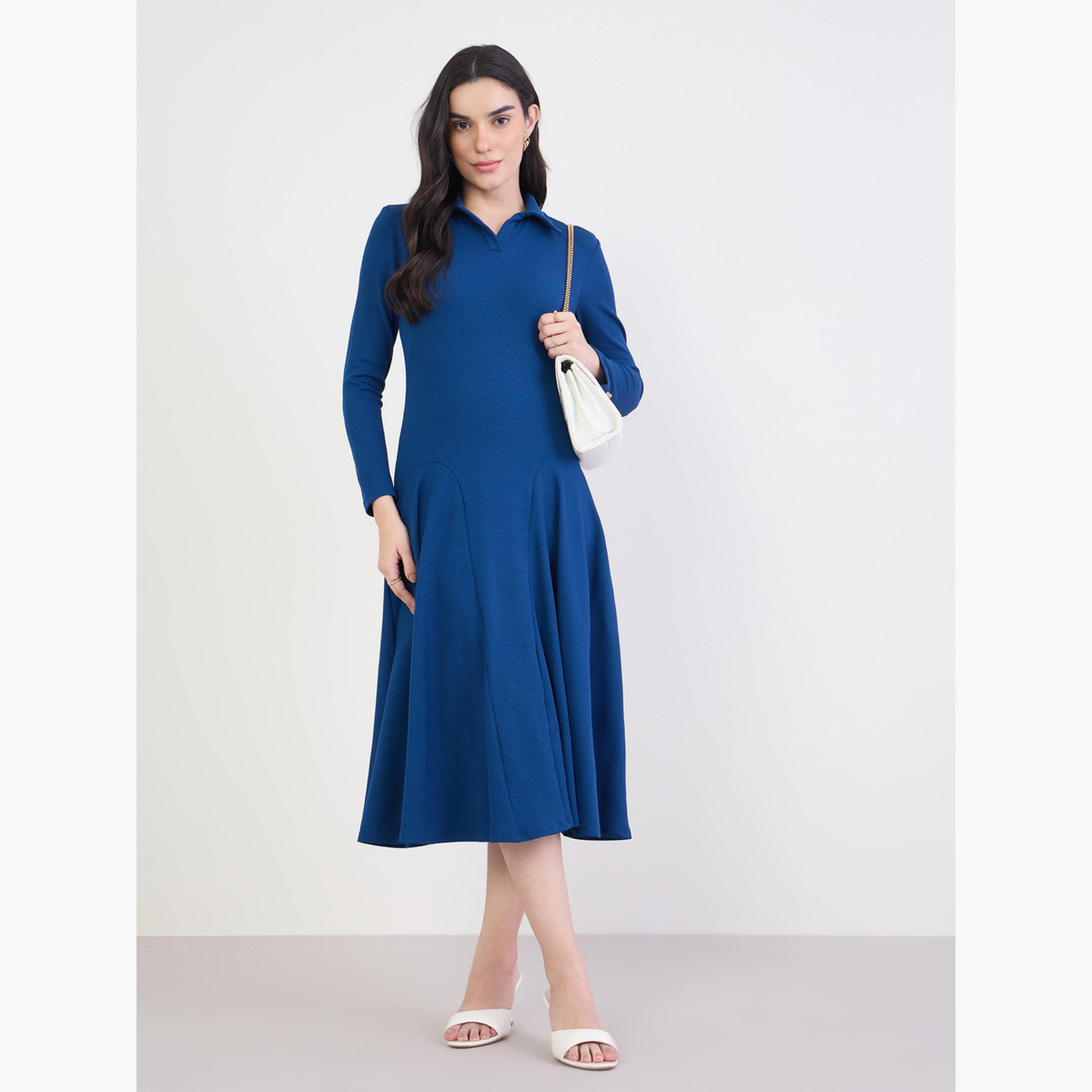 طقم قميص بأزرار وبنطلون-women-clothing-dresses-image-2