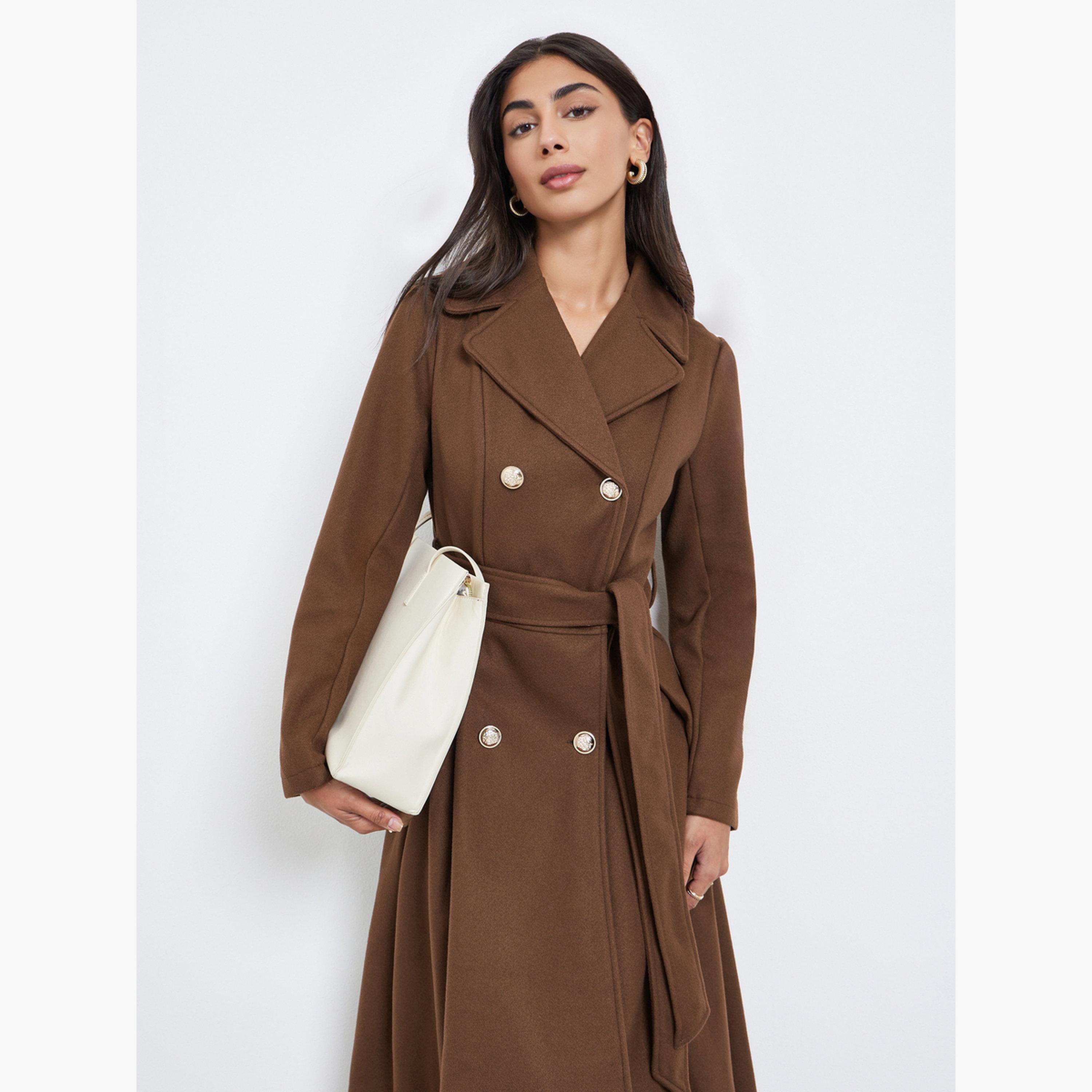 Styli Buttoned Long Sleeves Blazer Midi Dress-women-clothing-dresses-image-2