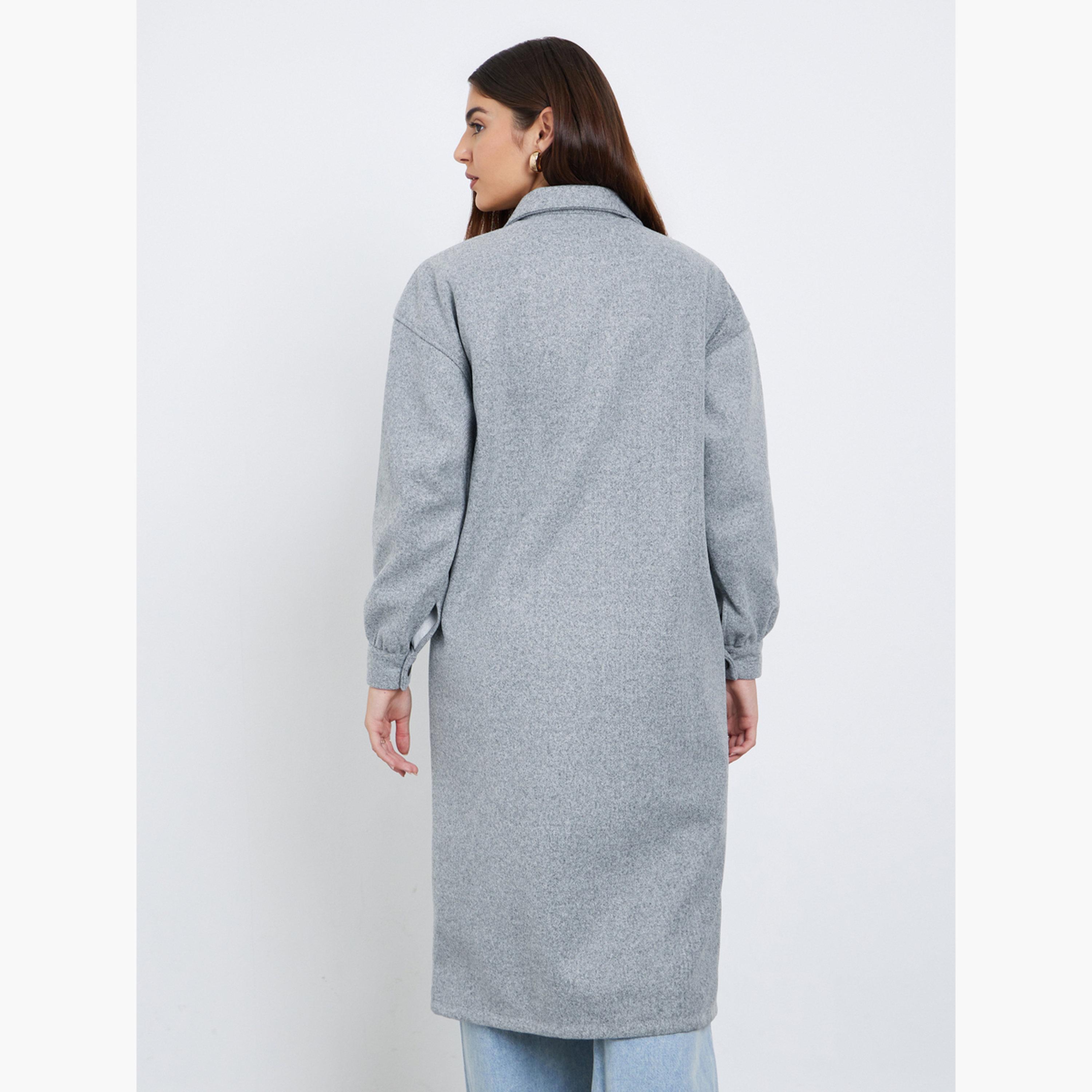 ستايلي - معطف رمادي متوسط ​​الحجم من الصوف-women-clothing-coatsandjackets-coats-image-4