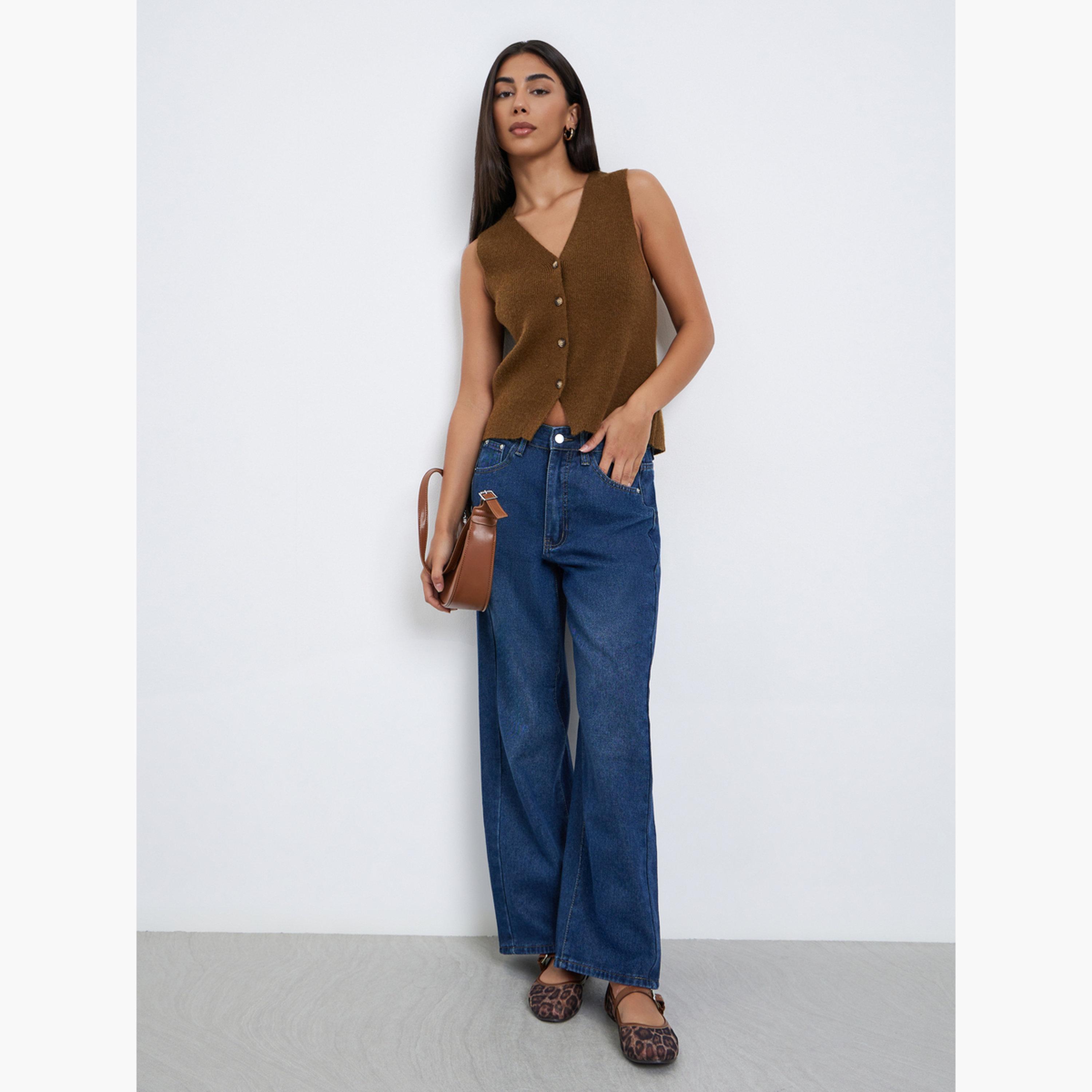 Styli Women High Rise Low Fade Wide Leg Jeans-women-clothing-bottoms-jeans-image-2