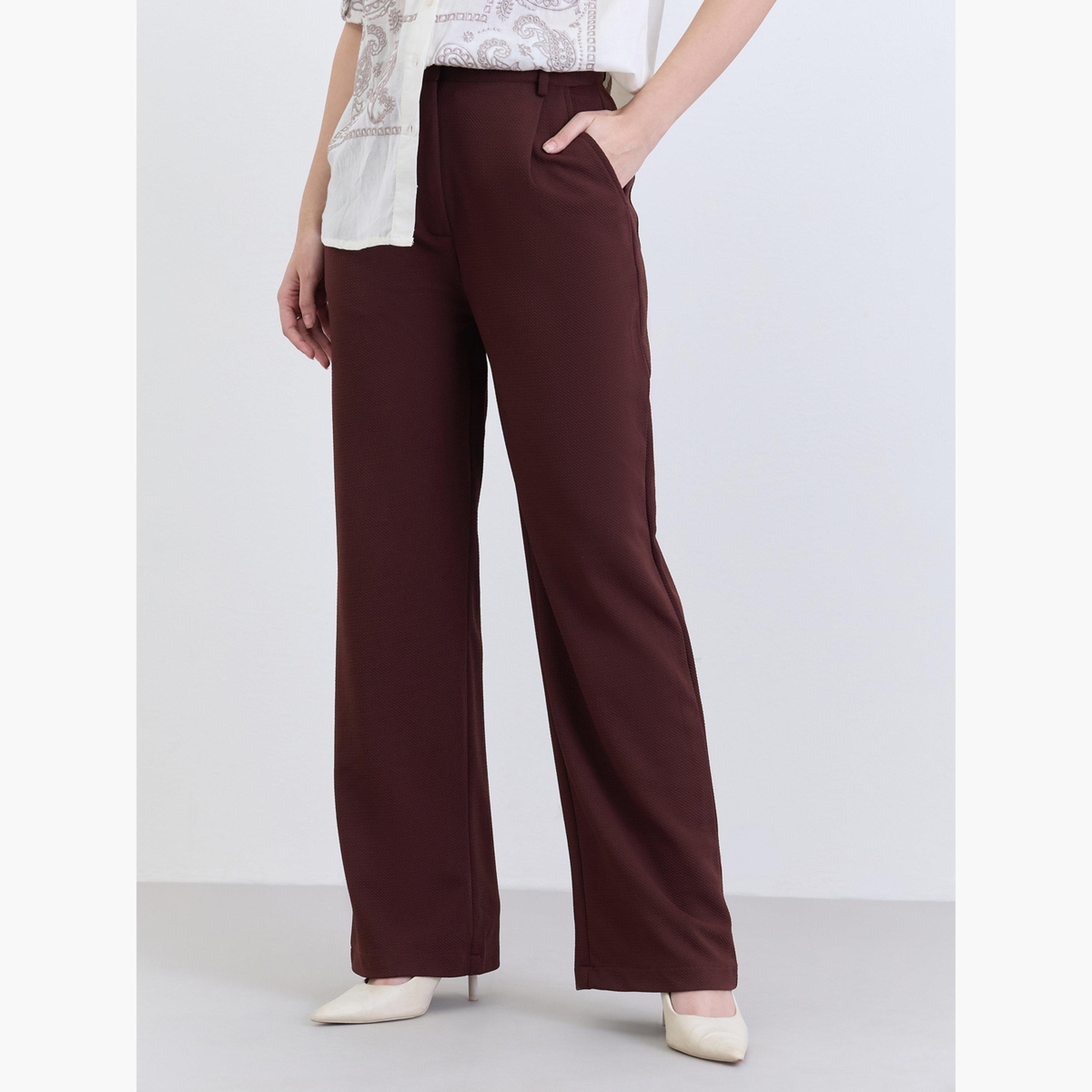 طقم قميص بأزرار وبنطلون-women-clothing-bottoms-trousers-image-1