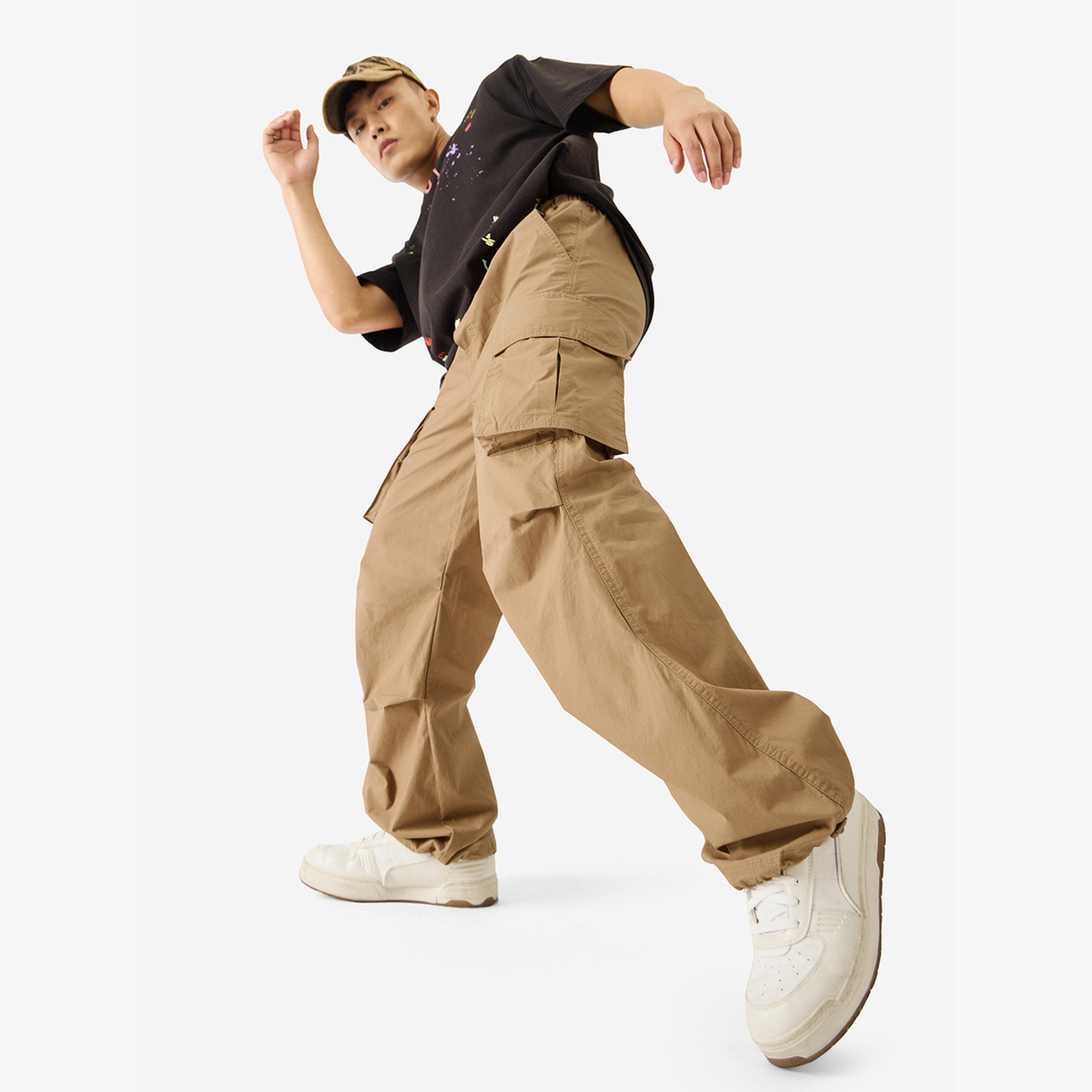 ذا سولد ستور × ستايلي - بنطال رجالي بني اللون بجيوب جانبية-men-clothing-bottoms-trousersandchinos-trousers-image-3