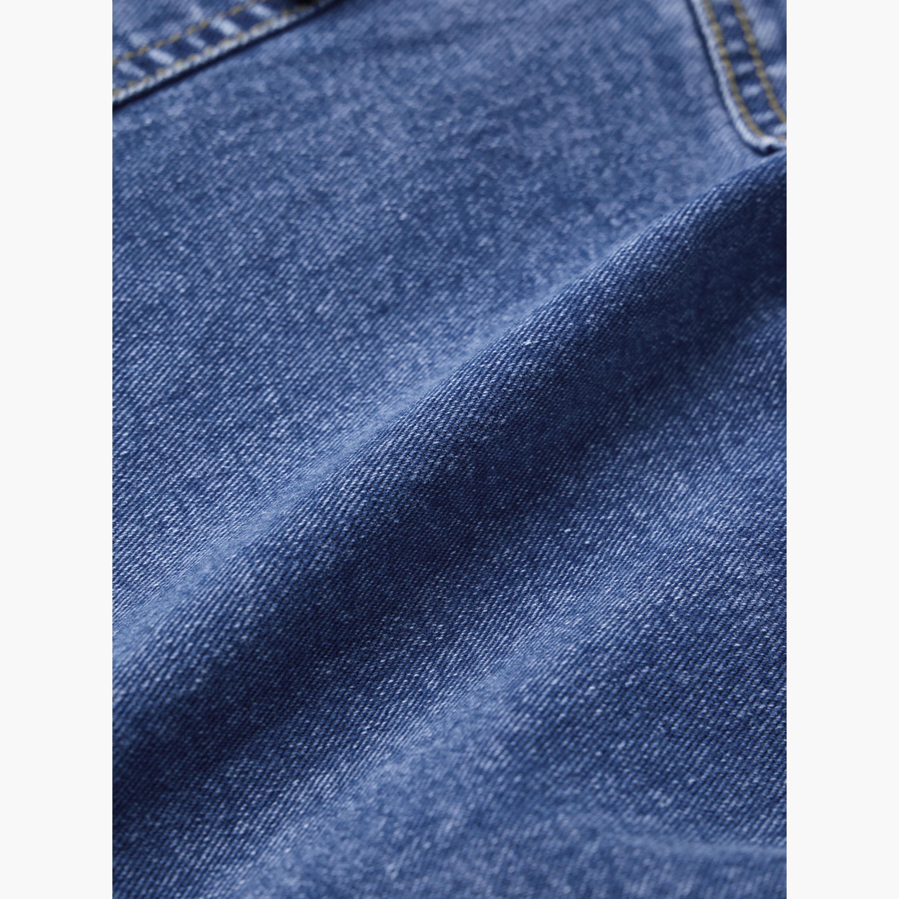 The Souled Store X Styli Men Blue Denim Cargo Shorts-men-clothing-bottoms-shorts-image-6