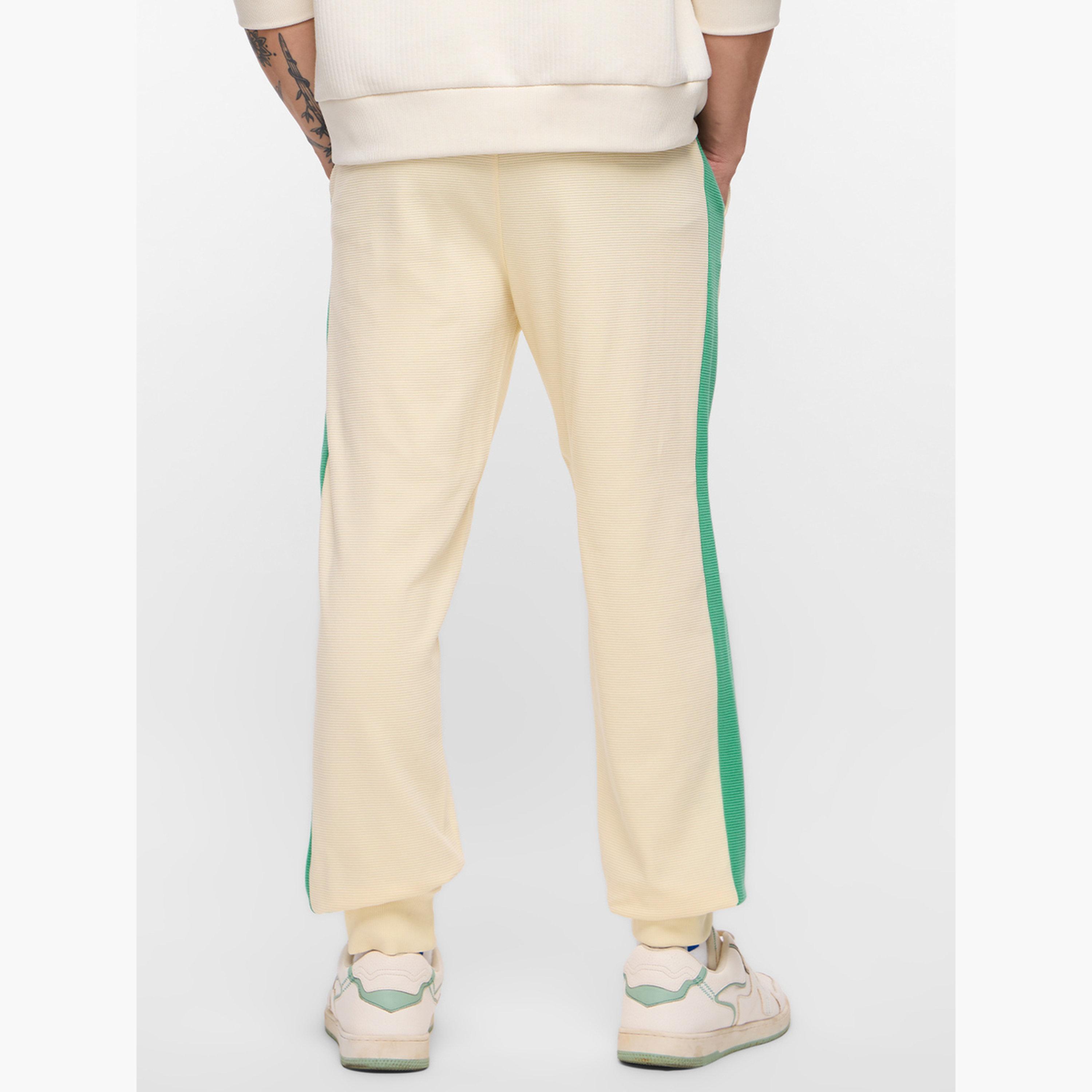 The Souled Store X Styli Men Cream Embroidered Oversized Joggers-men-clothing-bottoms-joggers-image-4