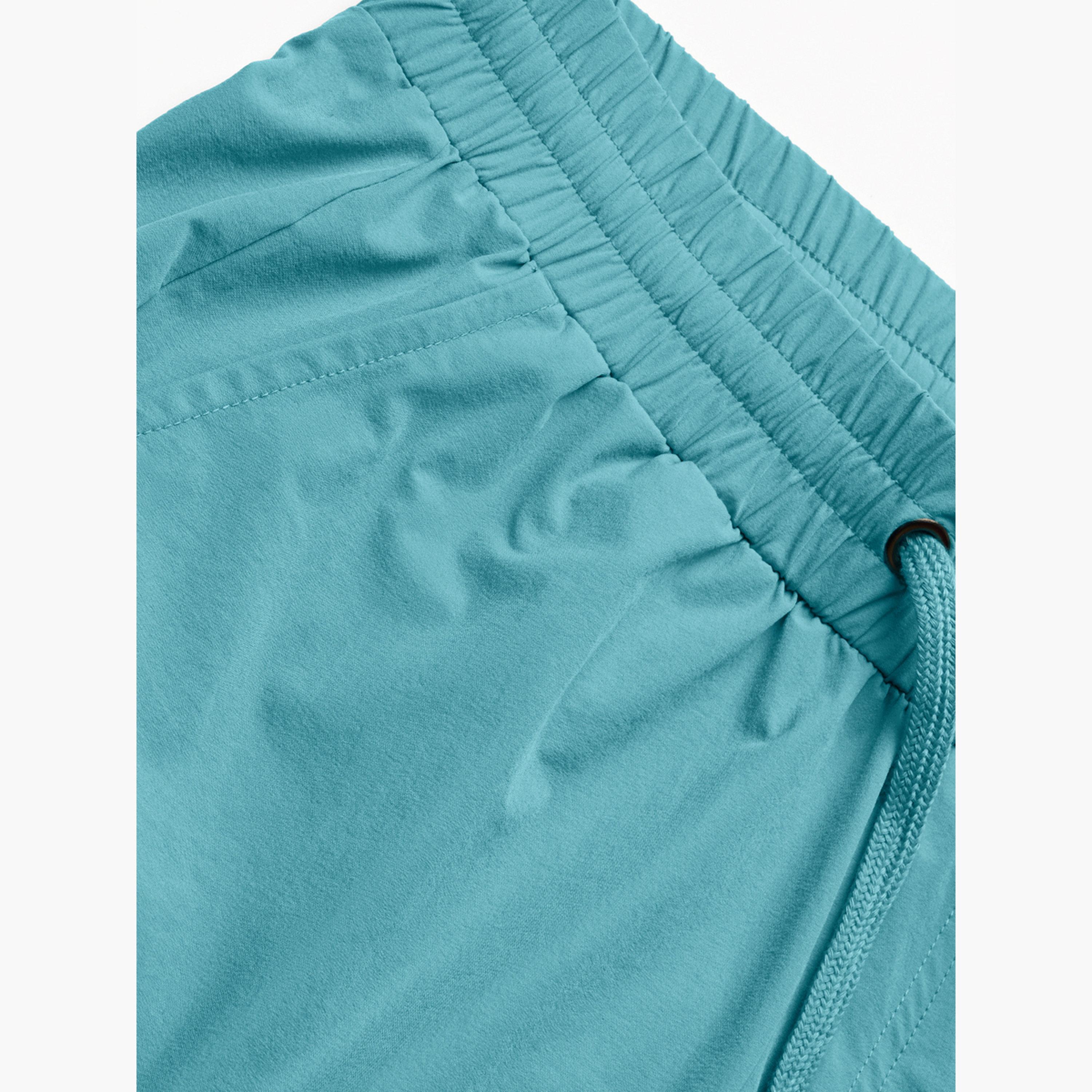 The Souled Store X Styli Men Blue Knee Length Cargo Shorts-men-clothing-bottoms-shorts-image-6