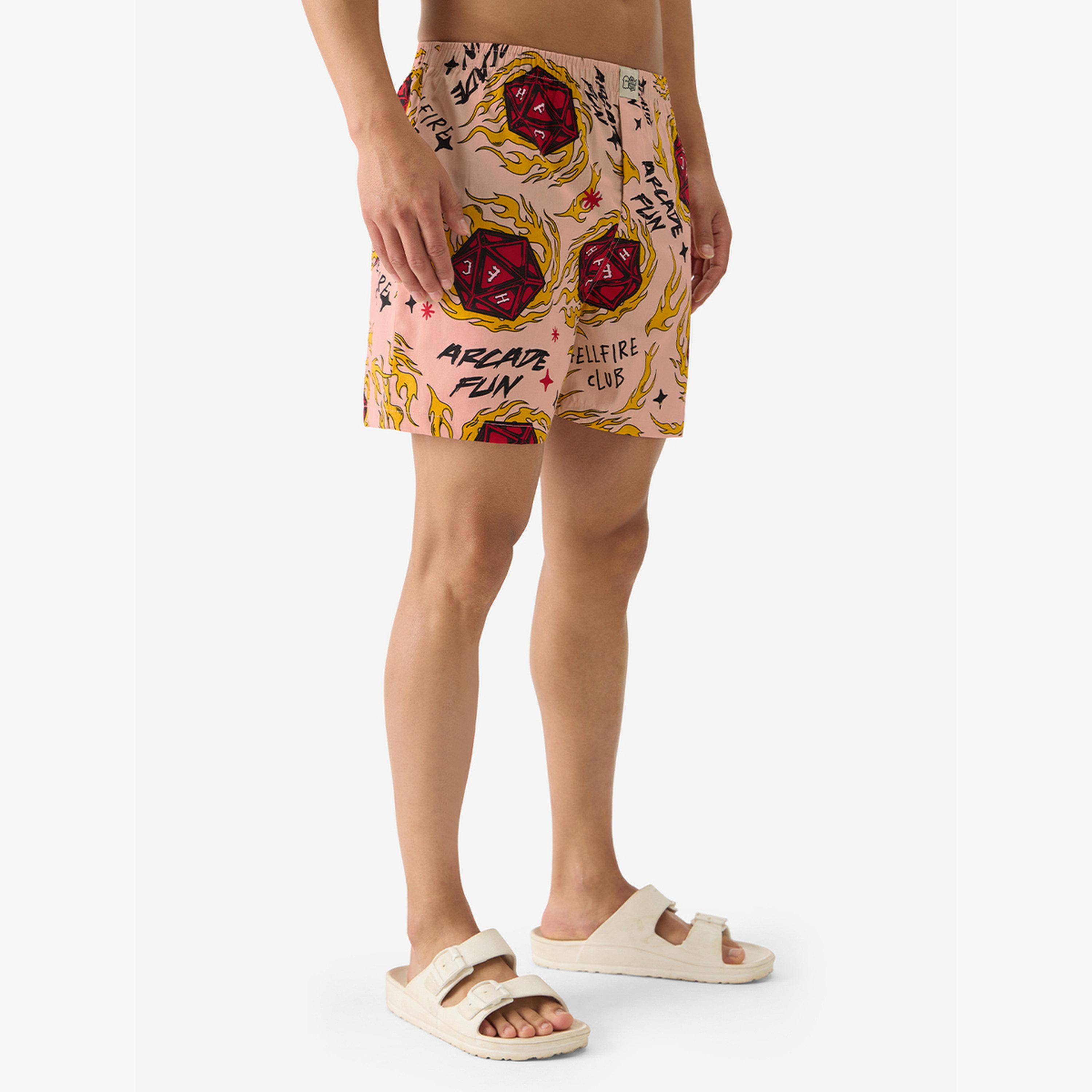The Souled Store X Styli Men Graphic Print Cotton Boxer Shorts-men-clothing-bottoms-shorts-image-3