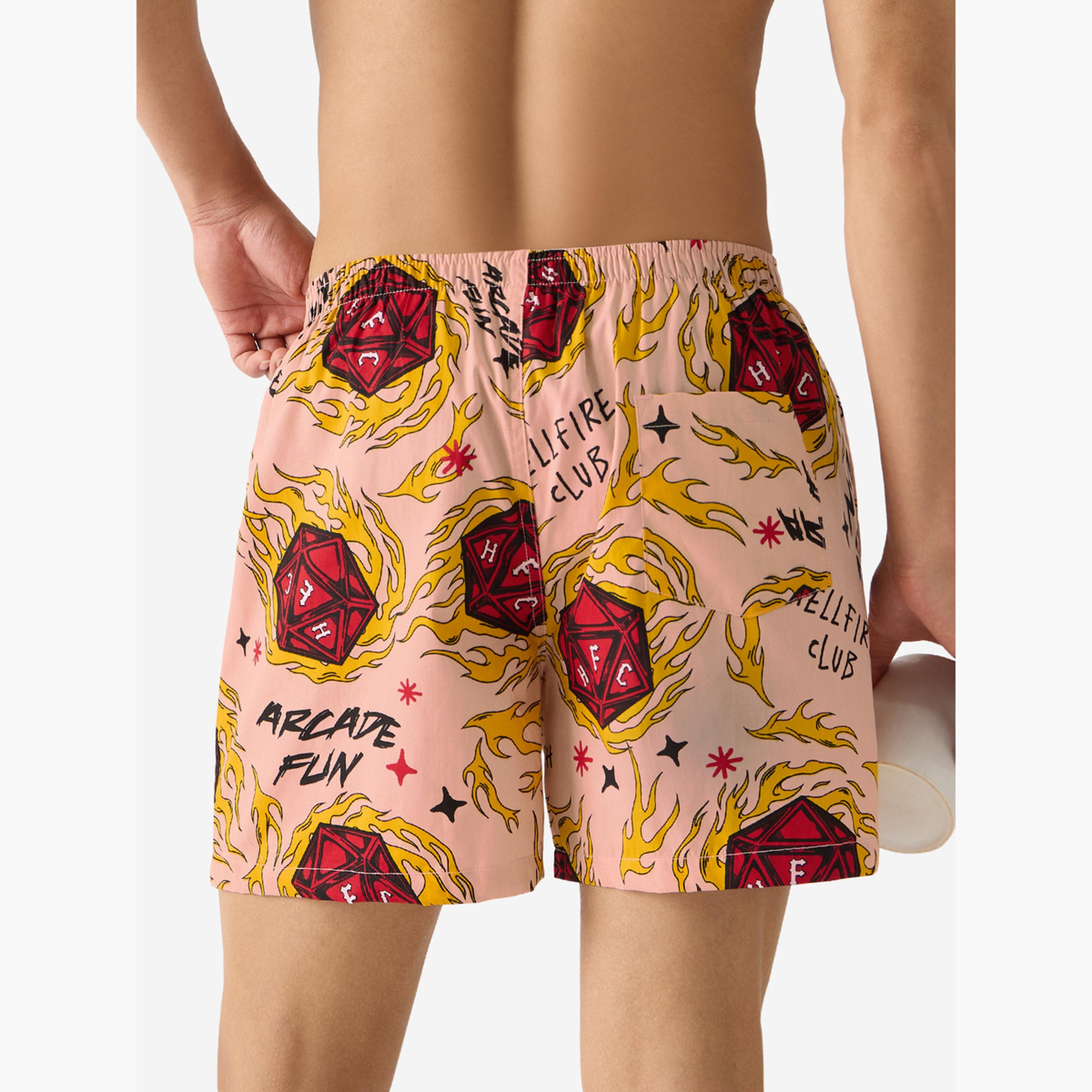 ذا سولد ستور × ستايلي - شورت بوكسر رجالي من القطن بطبعة جرافيكية-men-clothing-bottoms-shorts-image-4