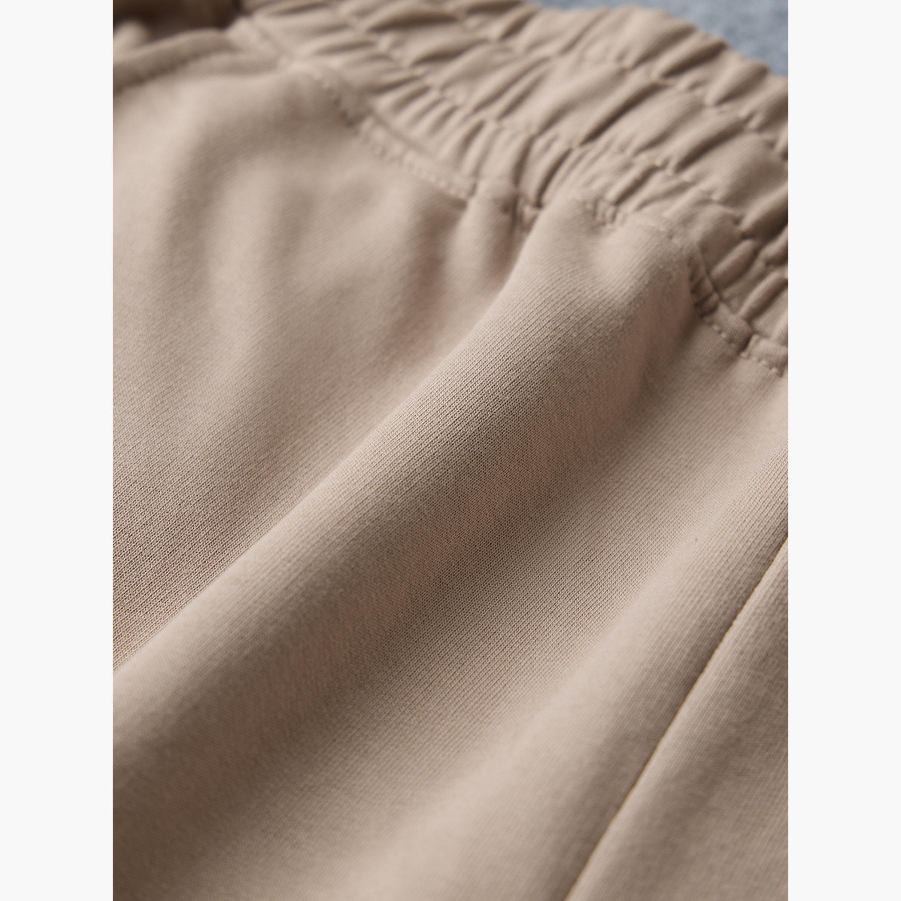 ذا سولد ستور × ستايلي - بنطال رياضي بني سادة واسع الساق-women-clothing-bottoms-joggers-image-5