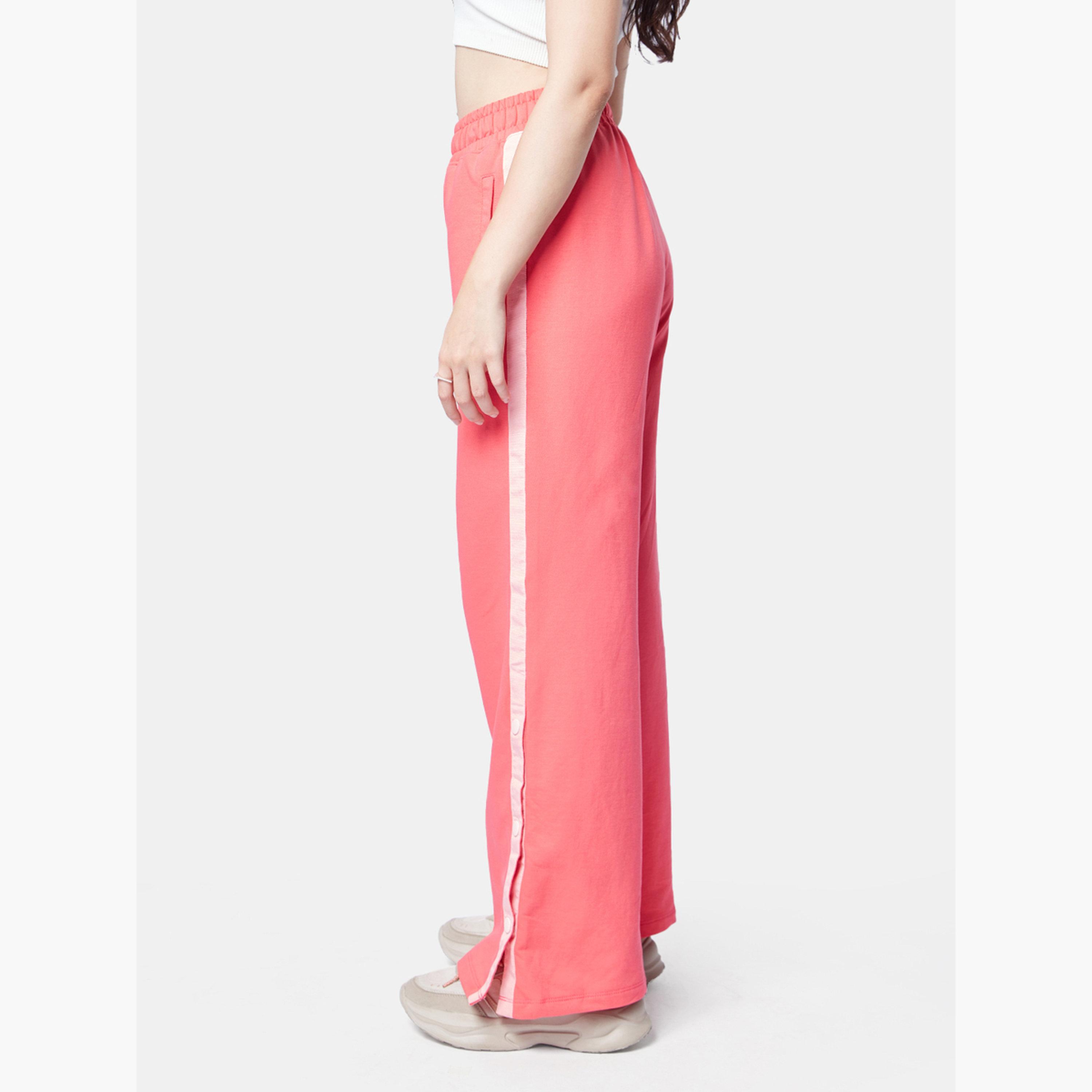 ذا سولد ستور × ستايلي - بنطال رياضي وردي عالي الخصر-women-clothing-bottoms-joggers-image-3
