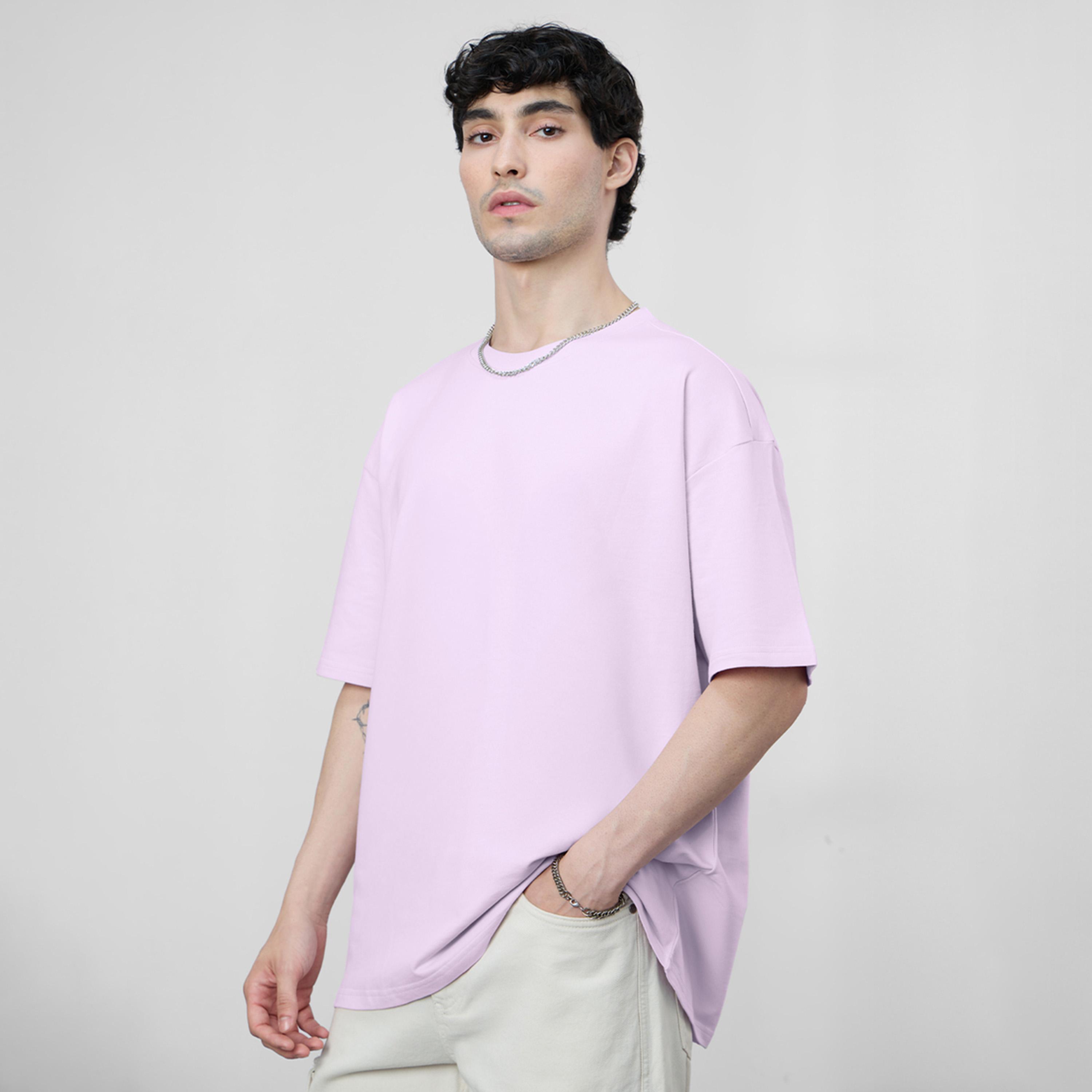 ذا سولد ستور × ستايلي - تي شيرت رجالي حجم كبير بلون أرجواني وأكتاف منسدلة-men-clothing-tshirtsandpolos-tshirts-image-1