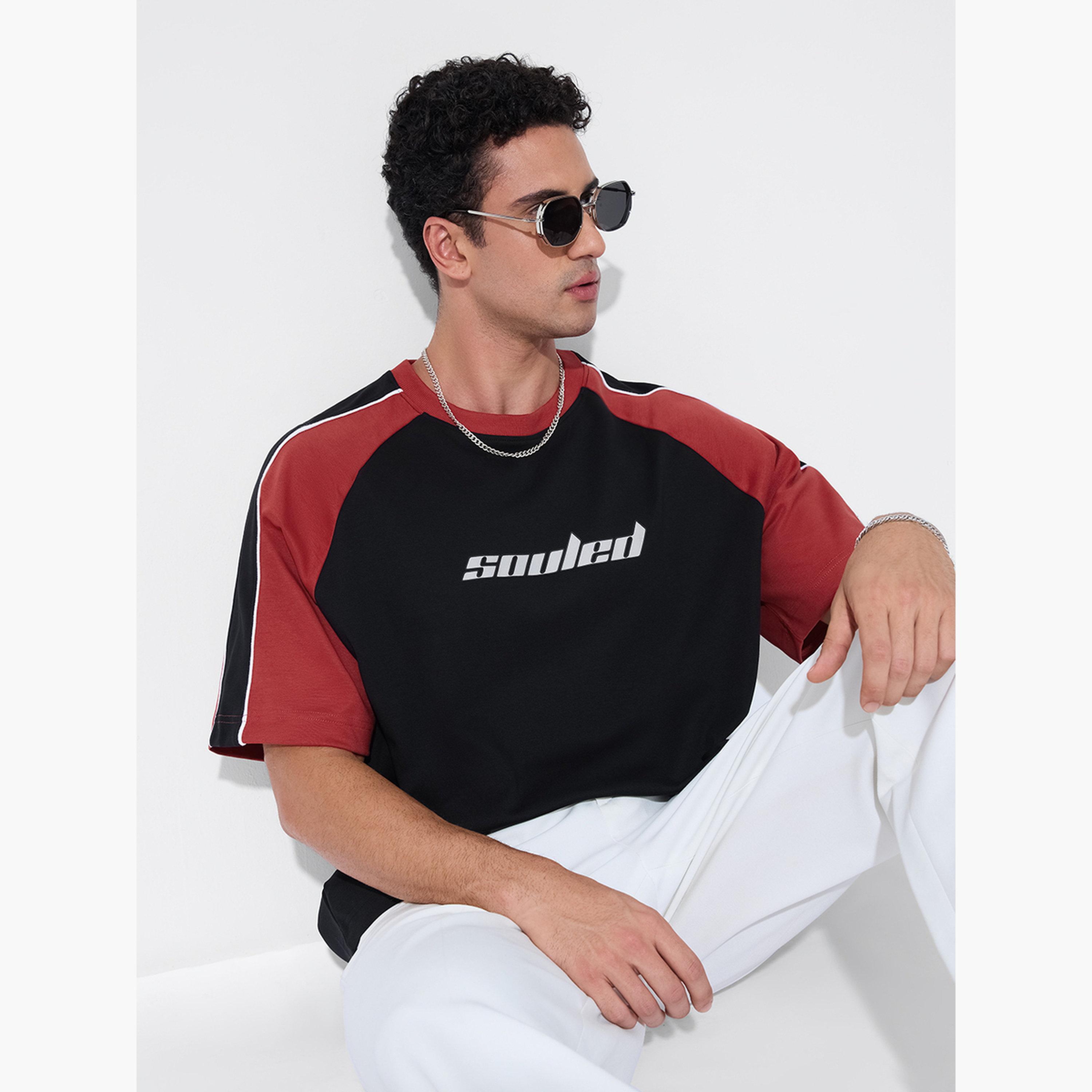 ذا سولد ستور × ستايلي - تي شيرت رجالي أسود اللون حجم كبير-men-clothing-tshirtsandpolos-tshirts-image-3