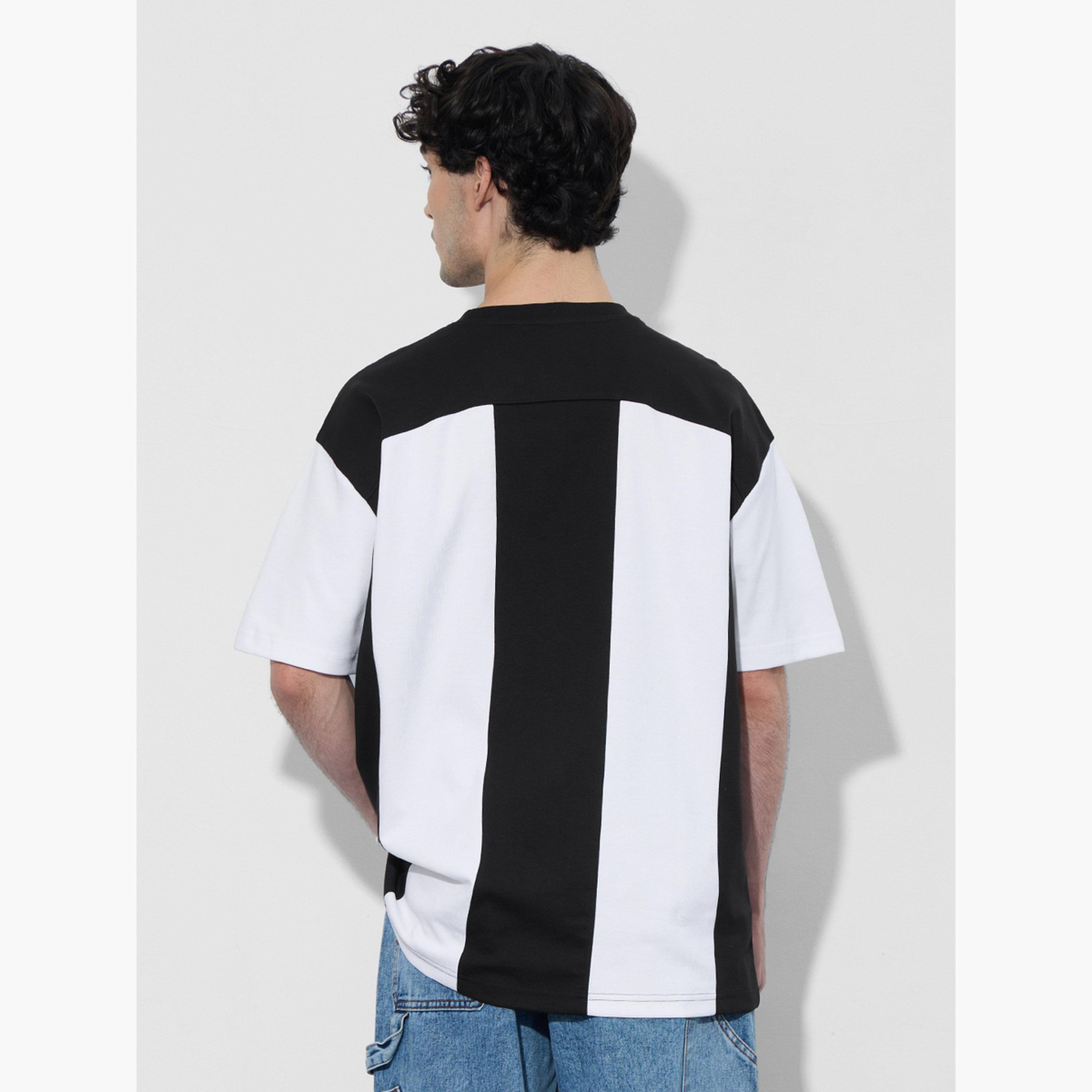 ذا سولد ستور × ستايلي - تي شيرت رجالي أسود اللون حجم كبير-men-clothing-tshirtsandpolos-tshirts-image-4