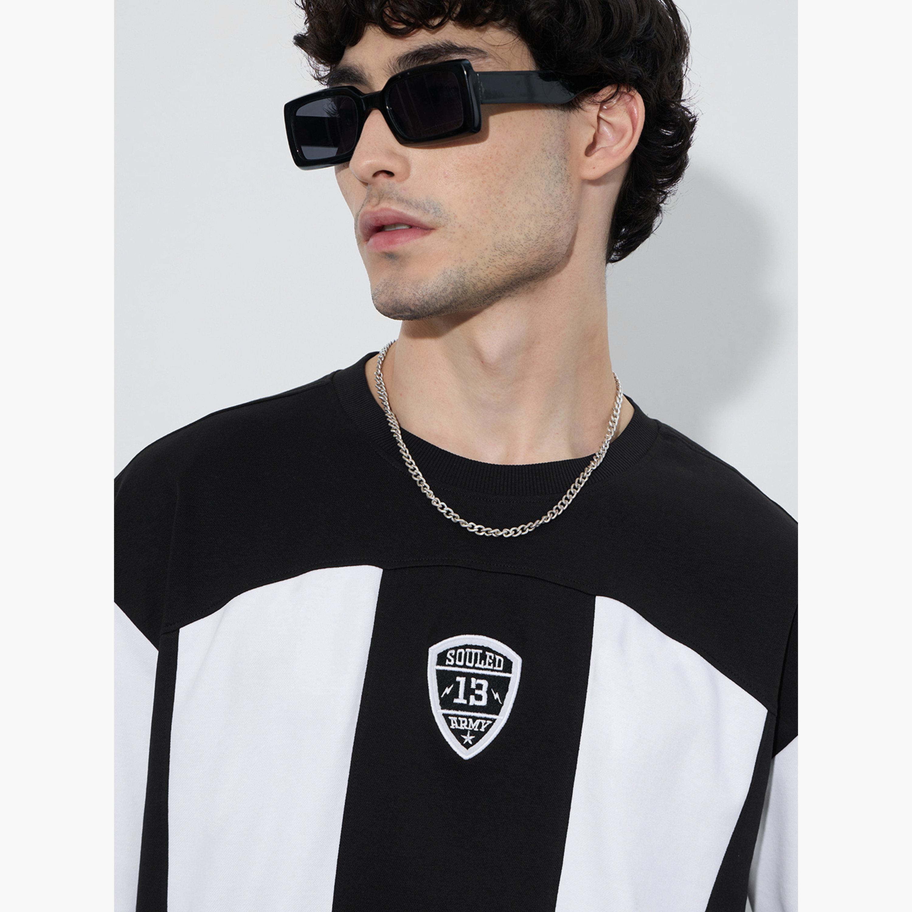 ذا سولد ستور × ستايلي - تي شيرت رجالي أسود اللون حجم كبير-men-clothing-tshirtsandpolos-tshirts-image-5