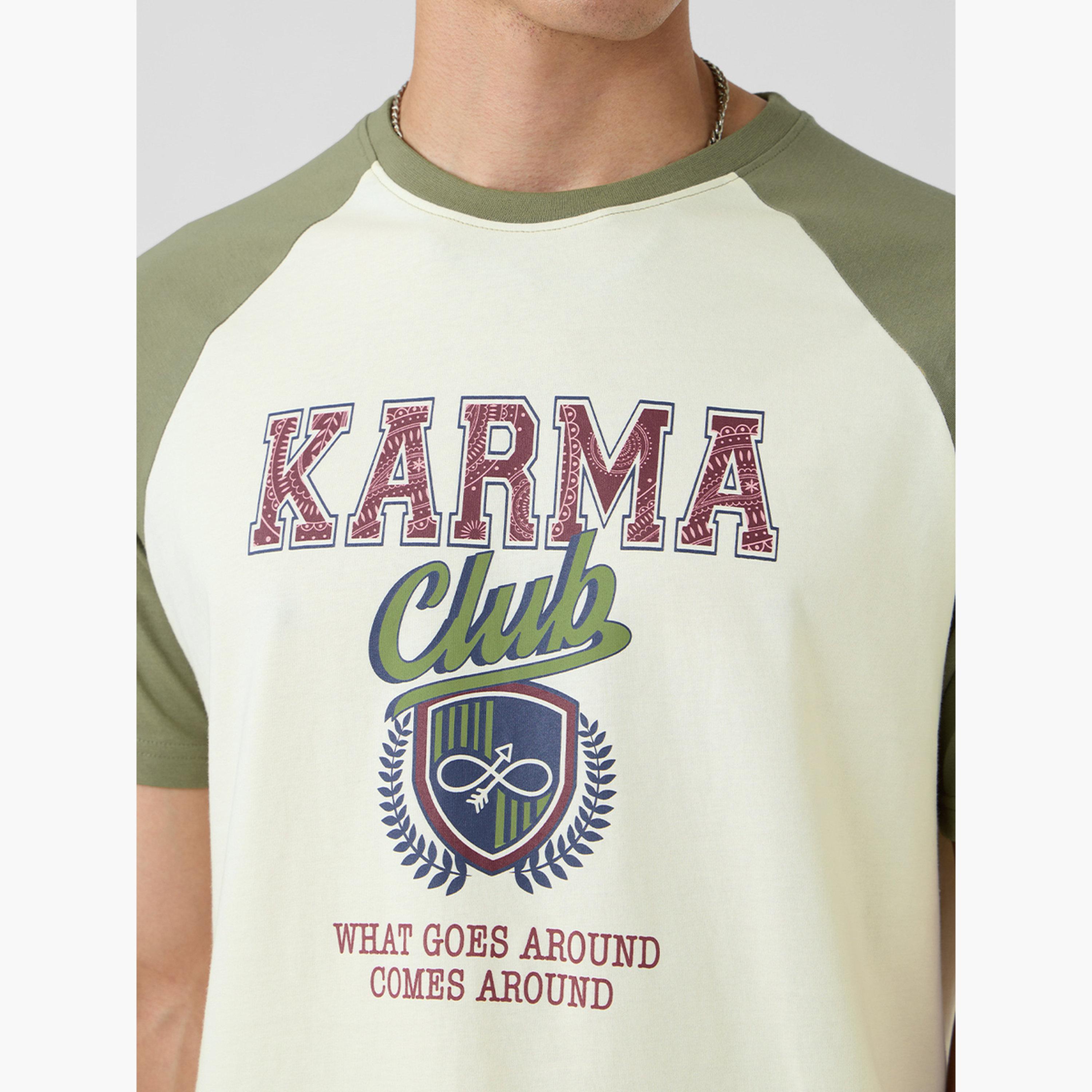The Souled Store X Styli Men Green Raglan Sleeve Printed T-Shirt-men-clothing-tshirtsandpolos-tshirts-image-5
