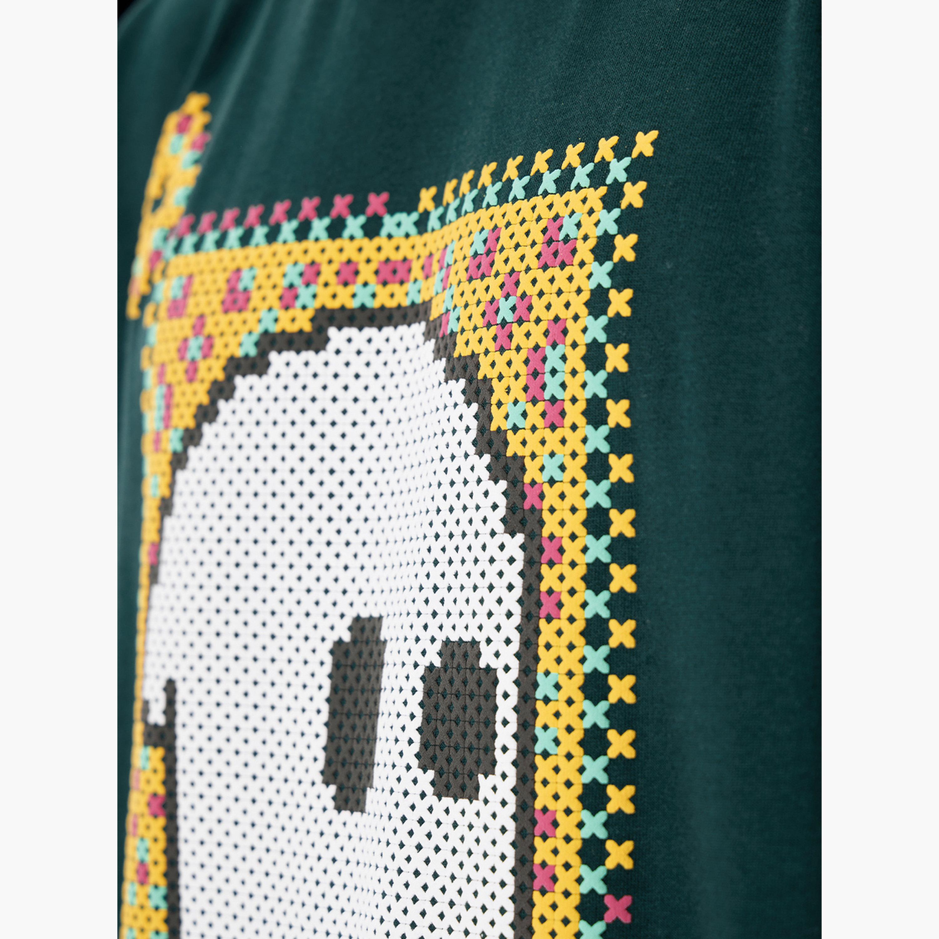 The Souled Store X Styli Men Green Soul Graphic Oversized T-Shirt-men-clothing-tshirtsandpolos-tshirts-image-5