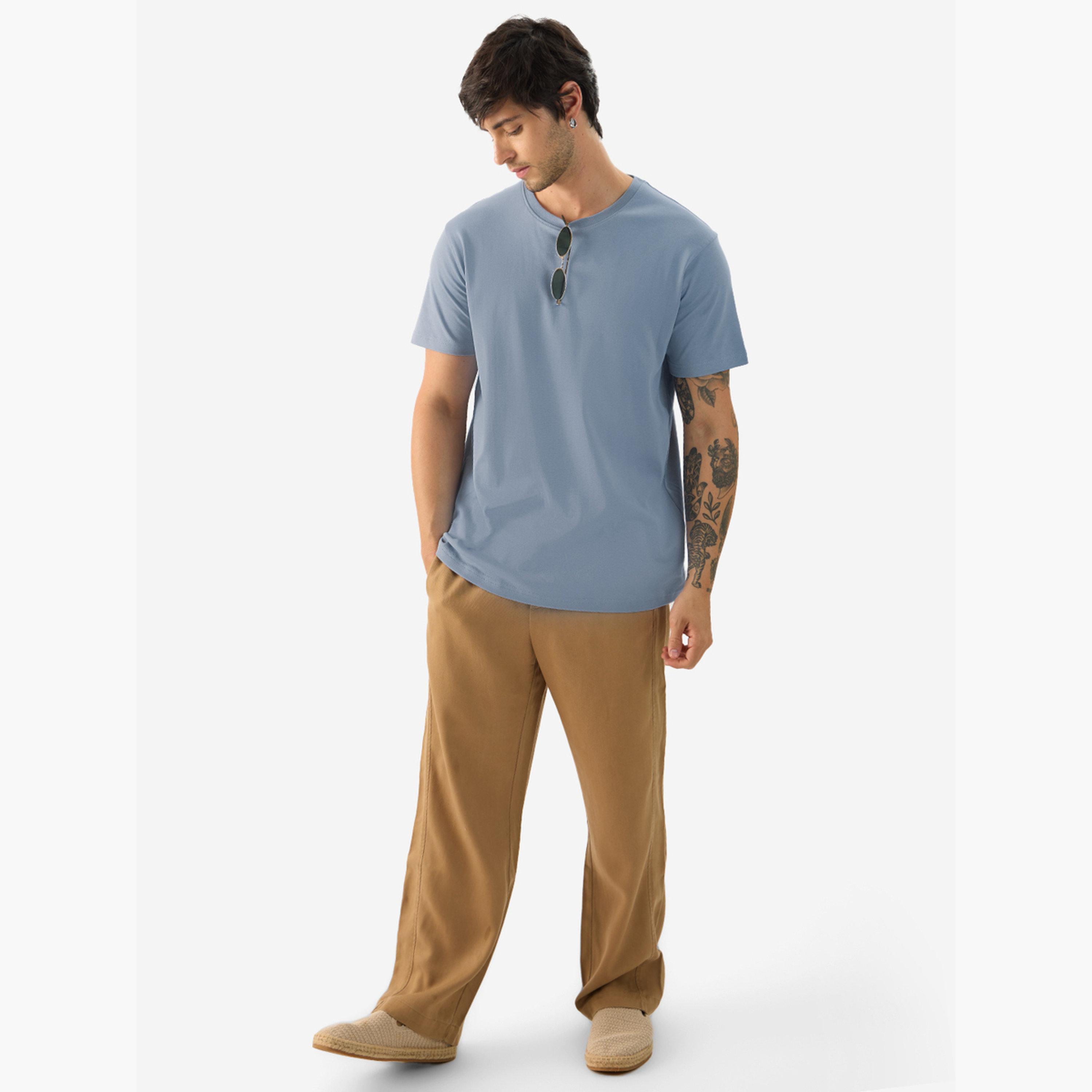 ذا سولد ستور × ستايلي - تي شيرت رجالي أزرق ستونواش-men-clothing-tshirtsandpolos-tshirts-image-2